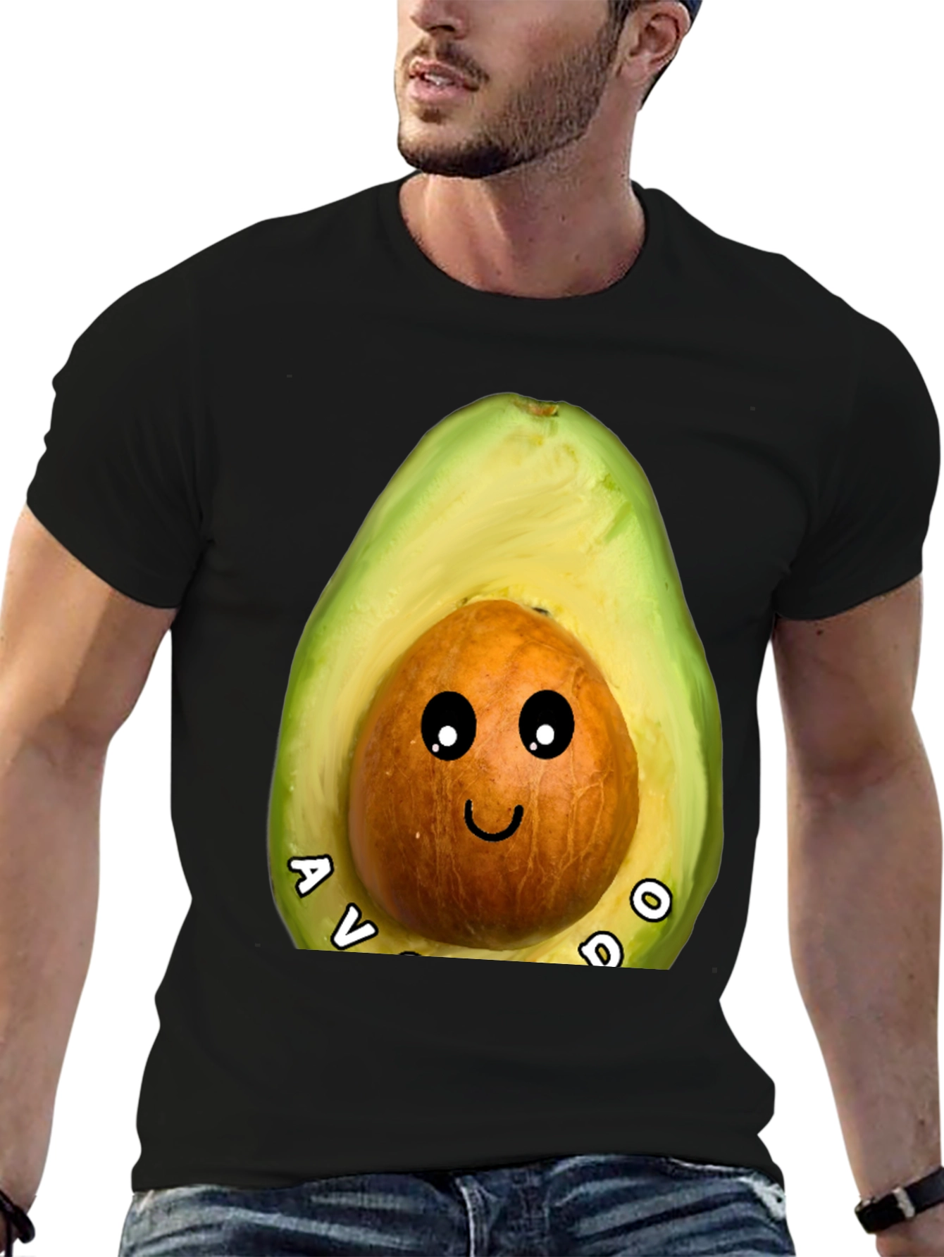 Avocado Graphic Tee - Cute Fruit Humor Shirt