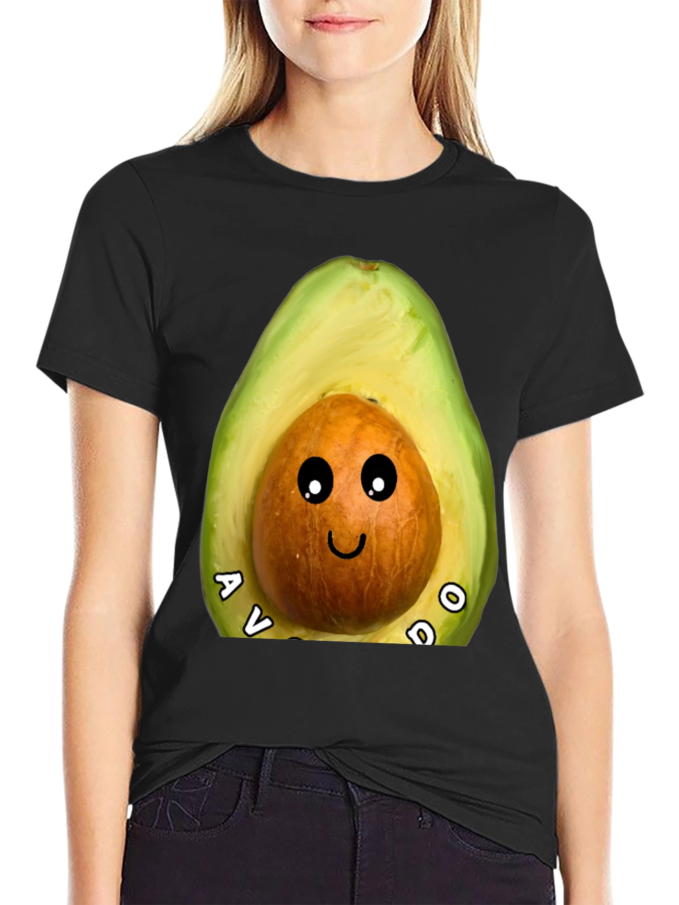 Avocado Graphic Tee - Cute Fruit Humor Shirt