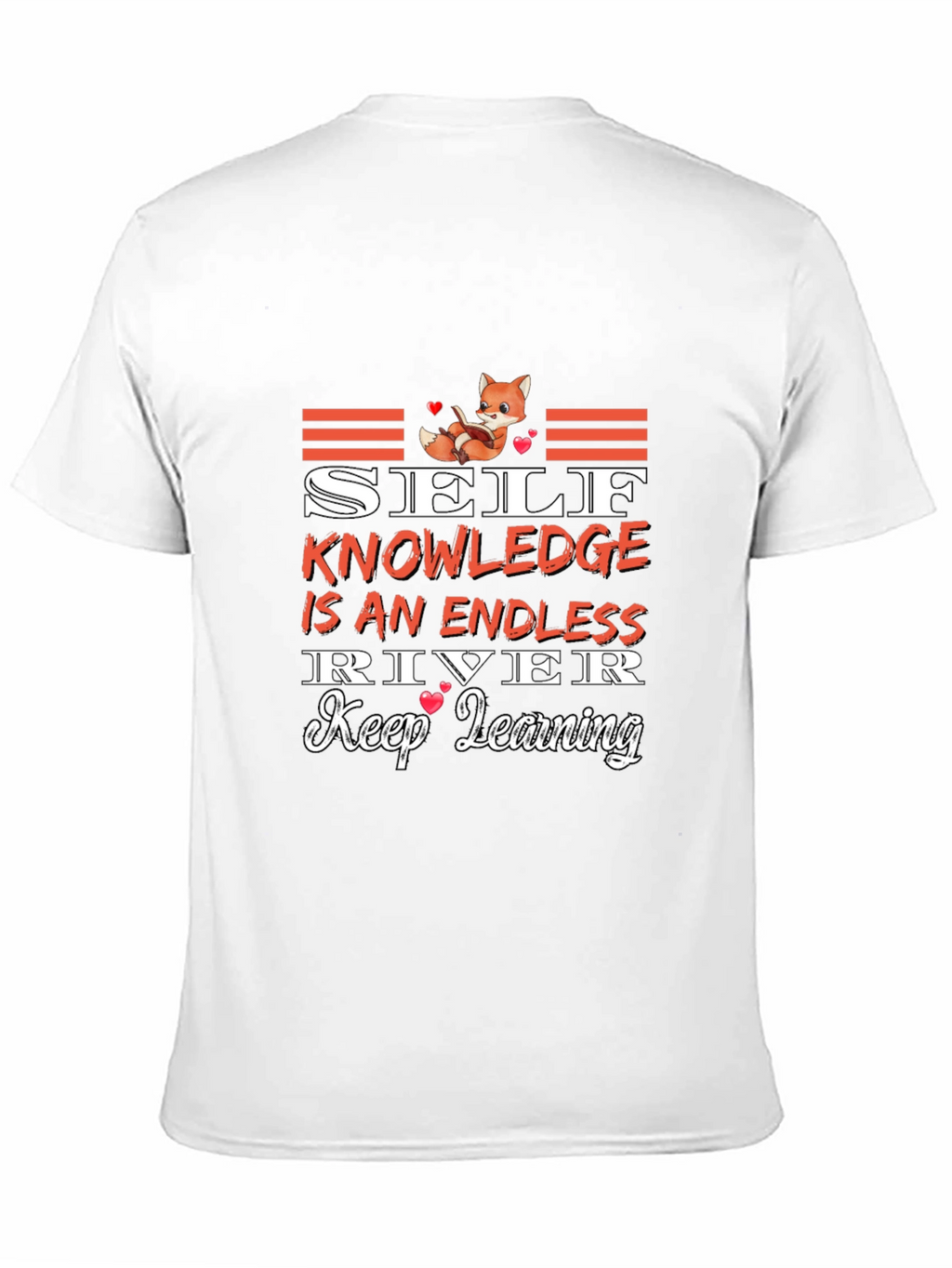 Self Knowledge Endless River Black Graphic Tee
