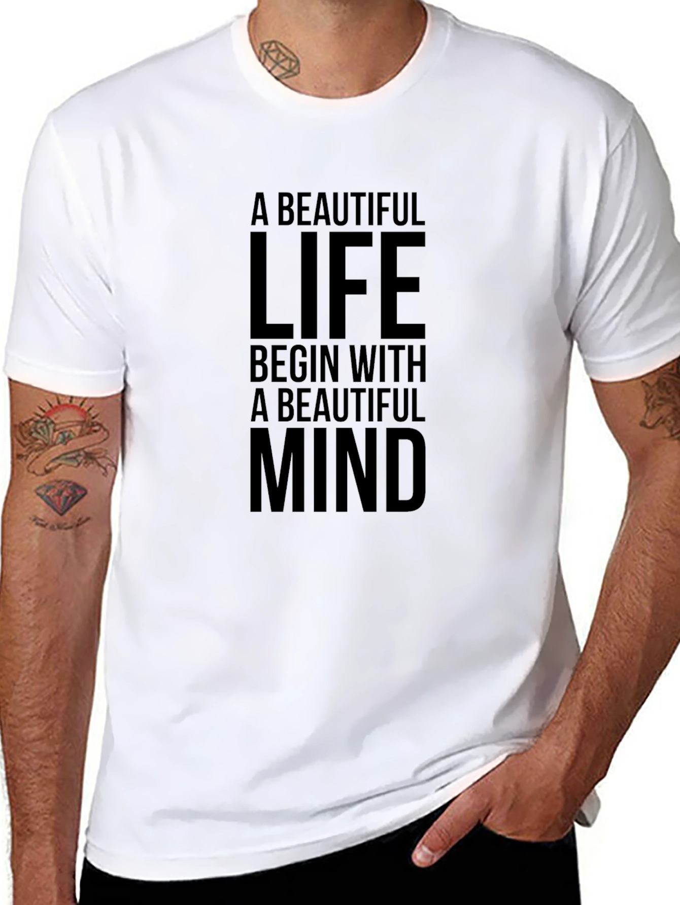 A Beautiful Life Begin With A Beautiful Mind T-Shirt