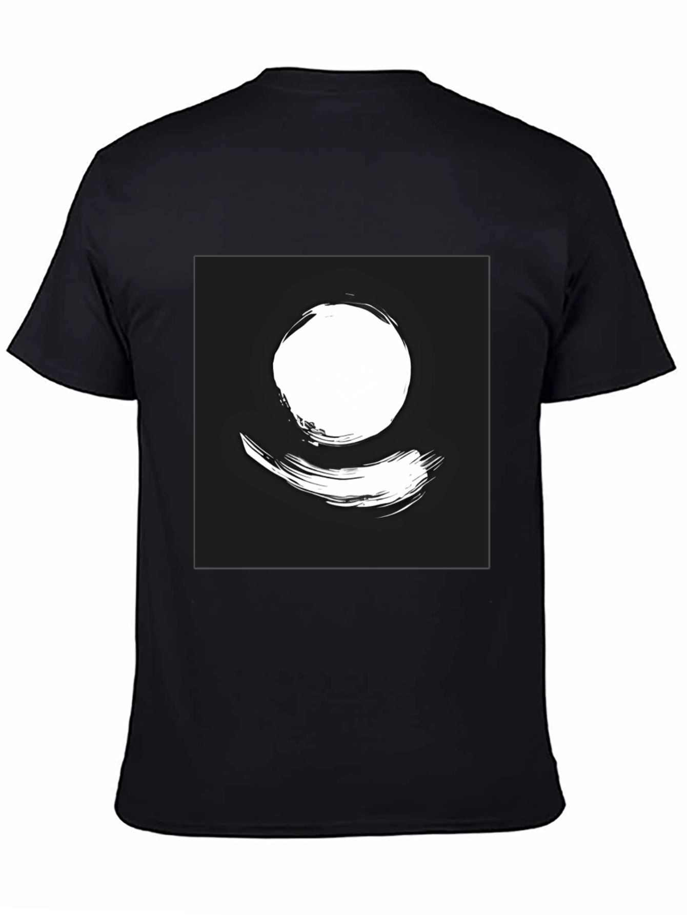 Enso Circle Brushstroke Graphic T-Shirt