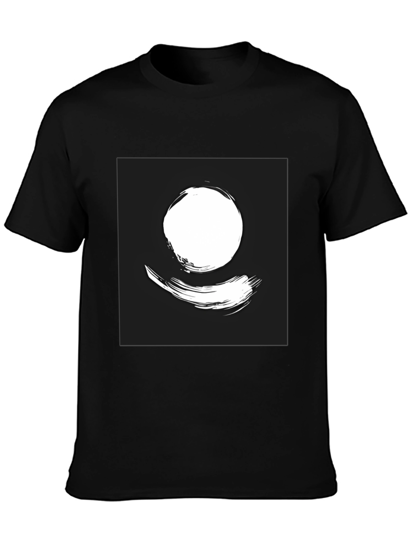 Enso Circle Brushstroke Graphic T-Shirt