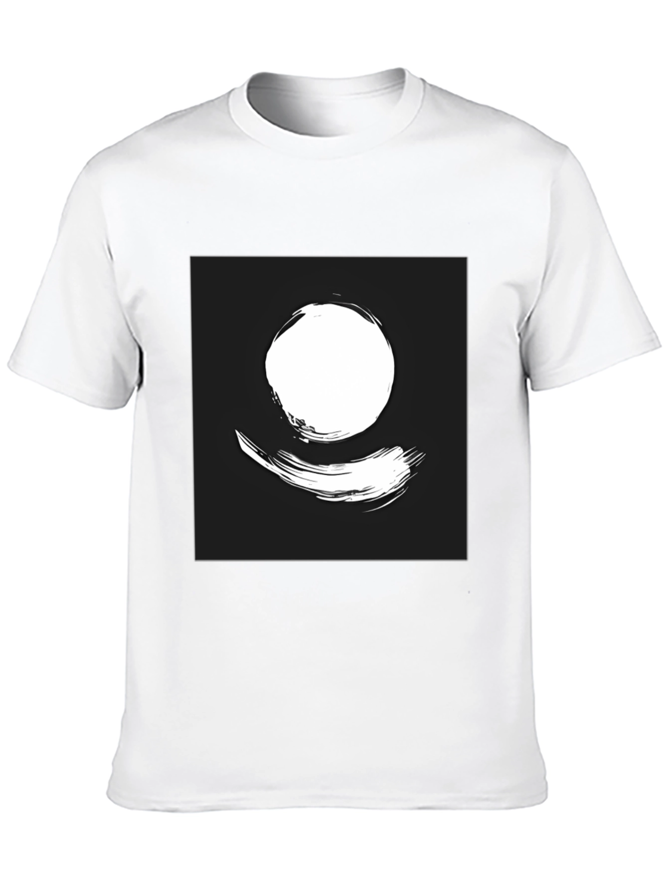 Enso Circle Brushstroke Graphic T-Shirt