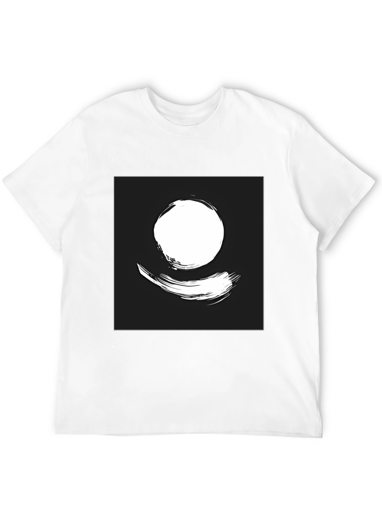 Enso Circle Brushstroke Graphic T-Shirt