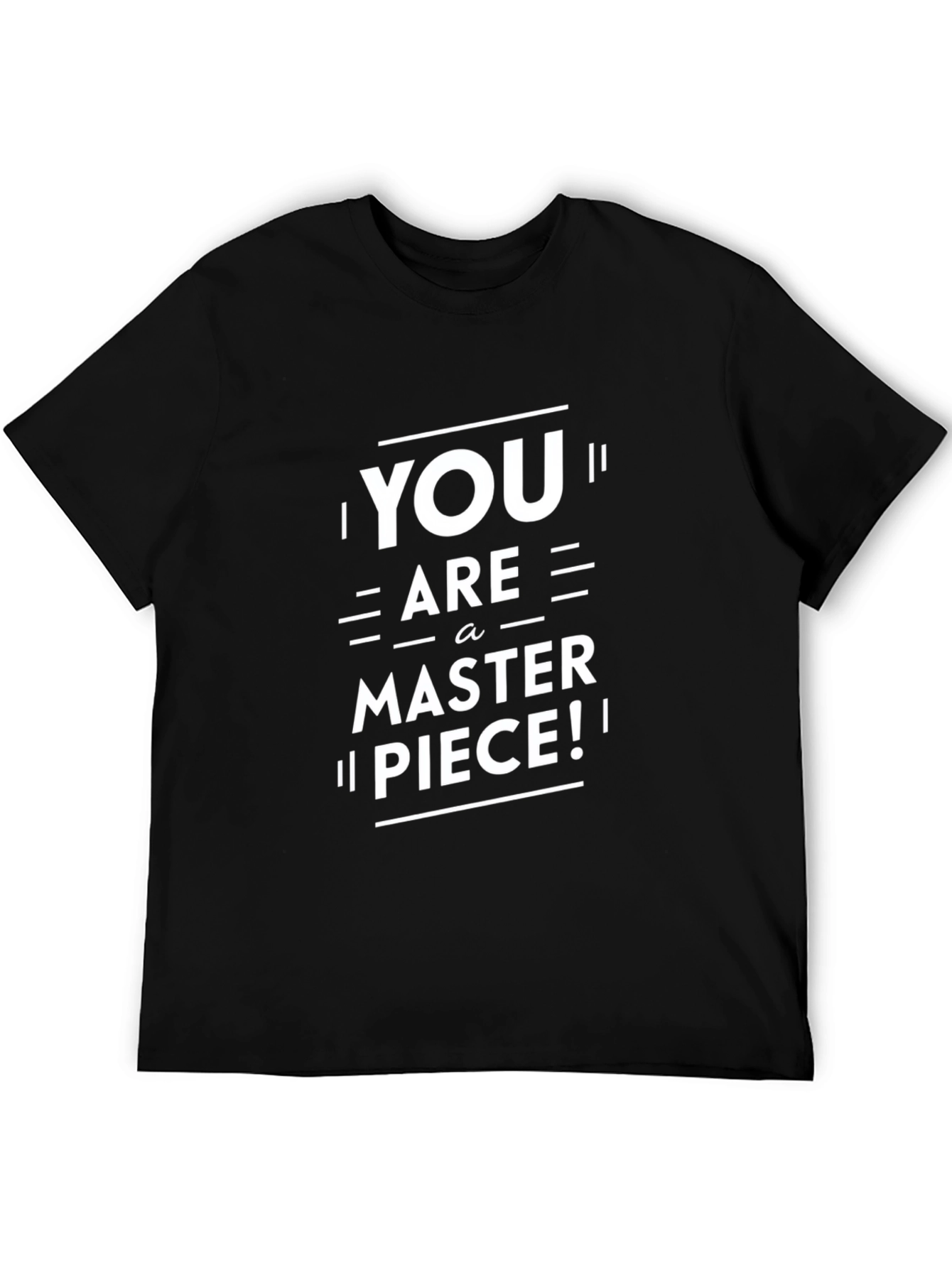 You Are A Masterpiece Black Graphic Tee