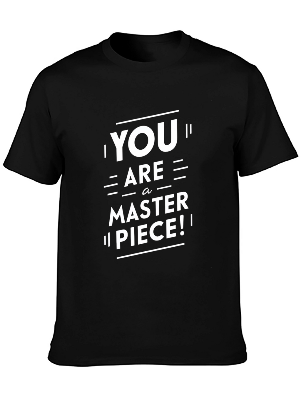 You Are A Masterpiece Black Graphic Tee