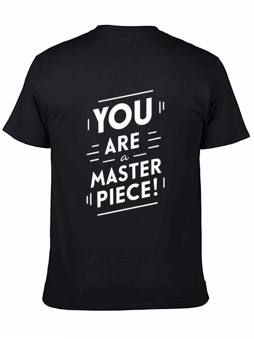 You Are A Masterpiece Black Graphic Tee