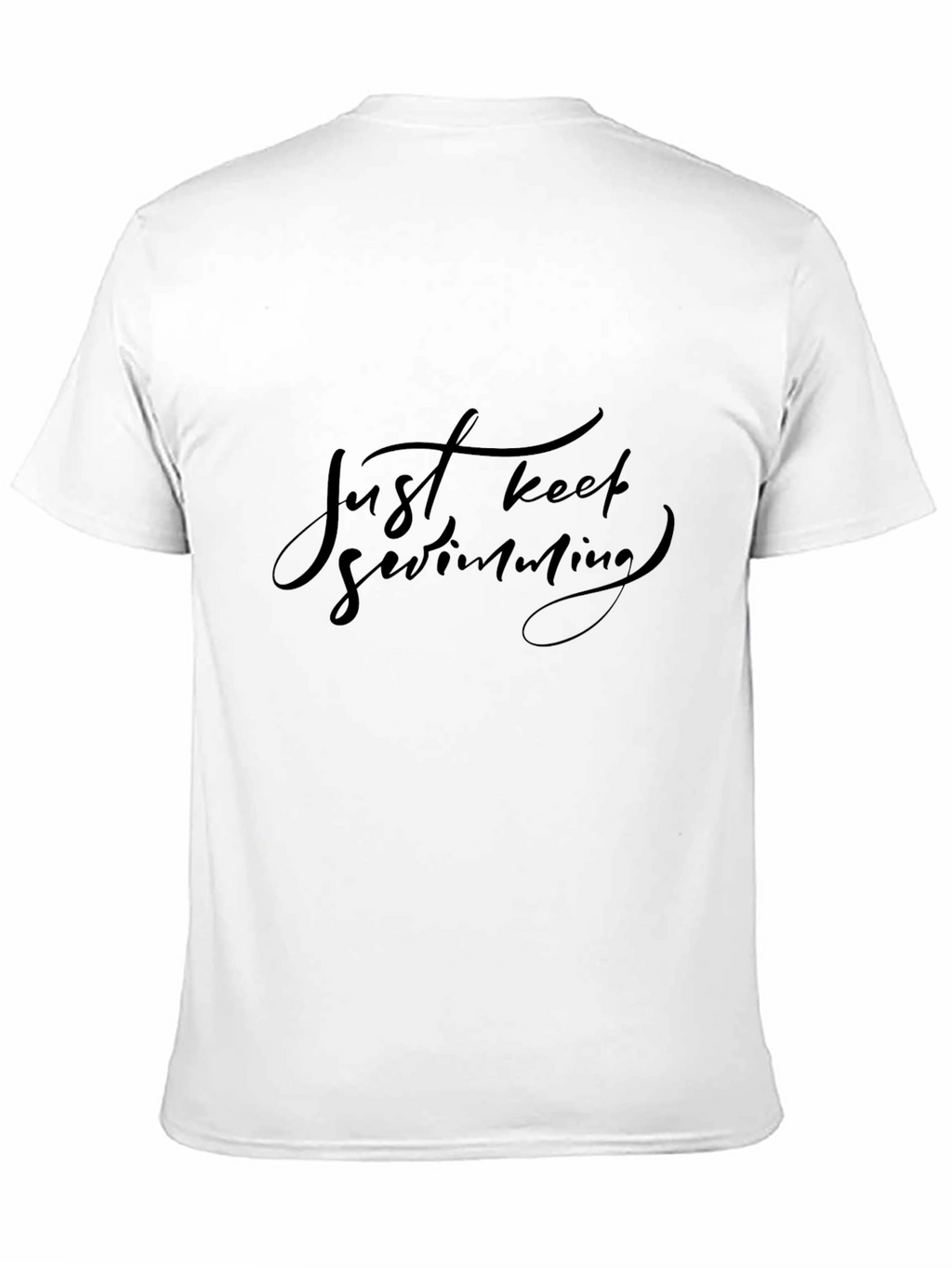 Just Keep Swimming Black T-Shirt