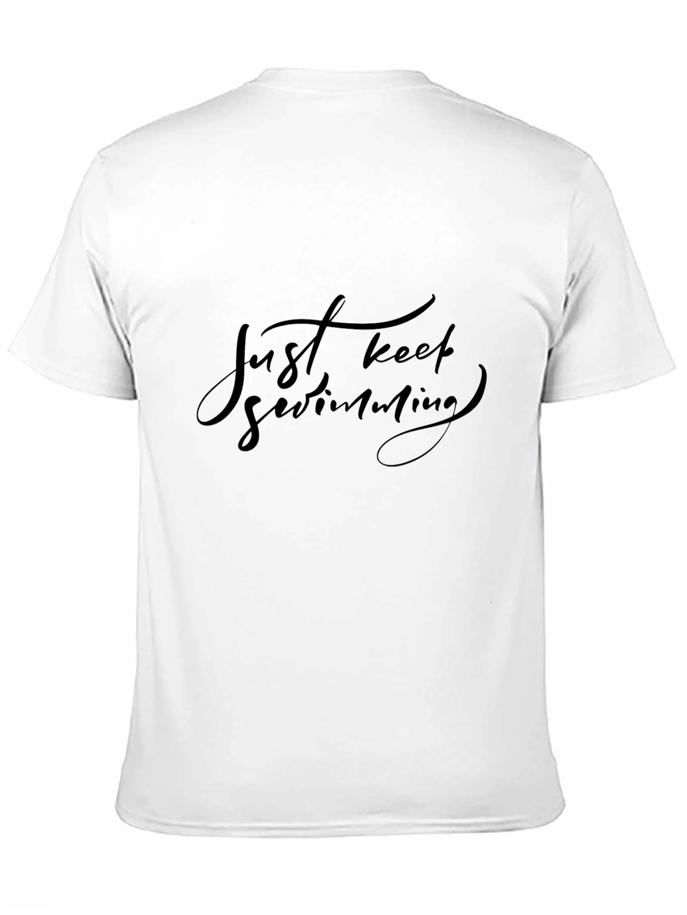 Just Keep Swimming Black T-Shirt
