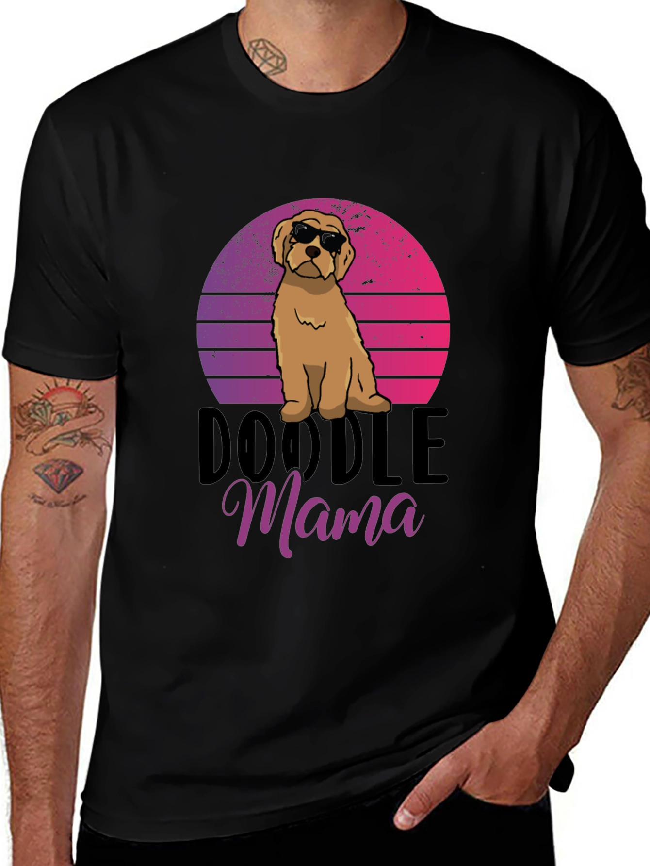 Doodle Mama Graphic T-Shirt Dog Lover Tee