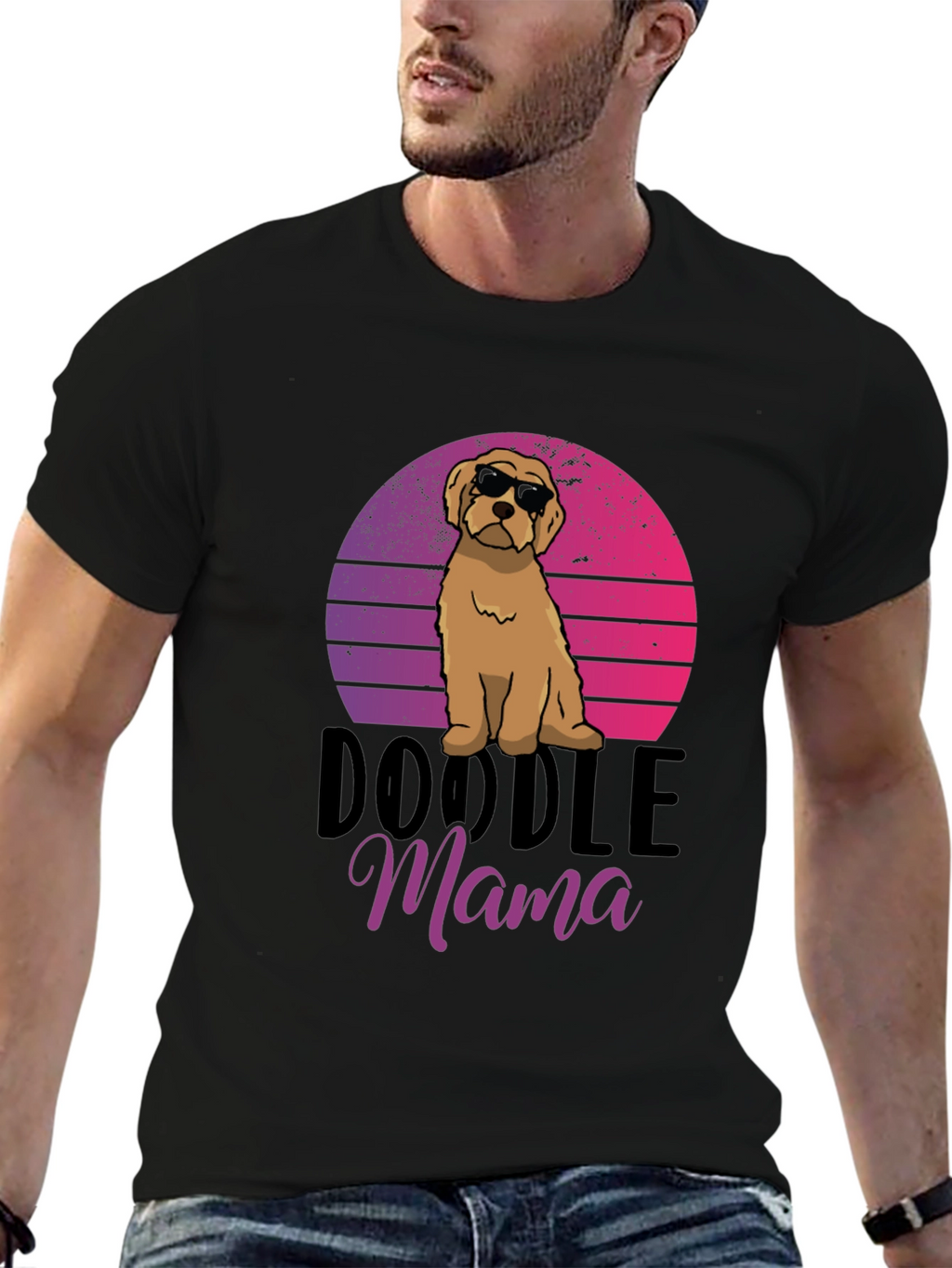 Doodle Mama Graphic T-Shirt Dog Lover Tee