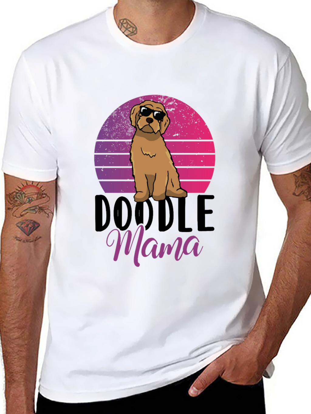 Doodle Mama Graphic T-Shirt Dog Lover Tee