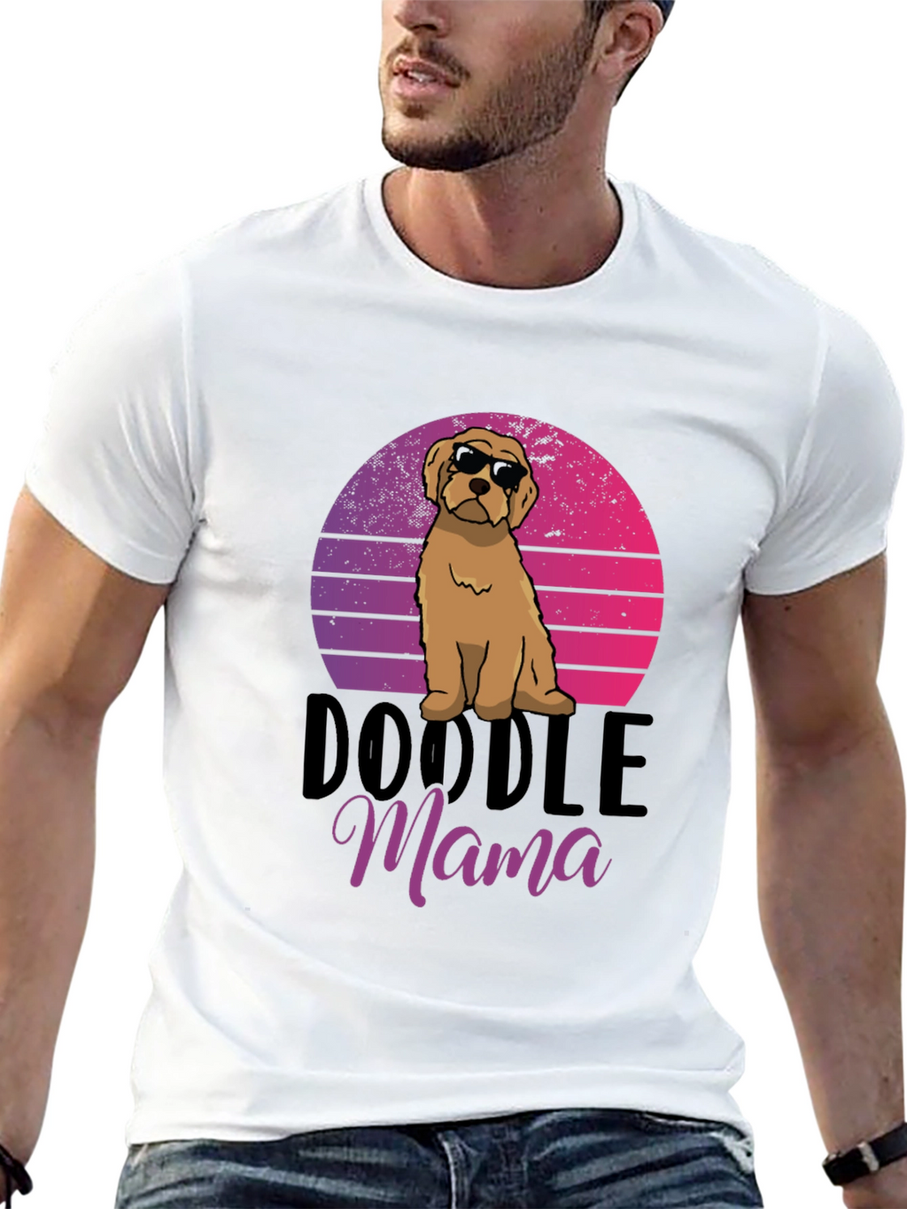 Doodle Mama Graphic T-Shirt Dog Lover Tee