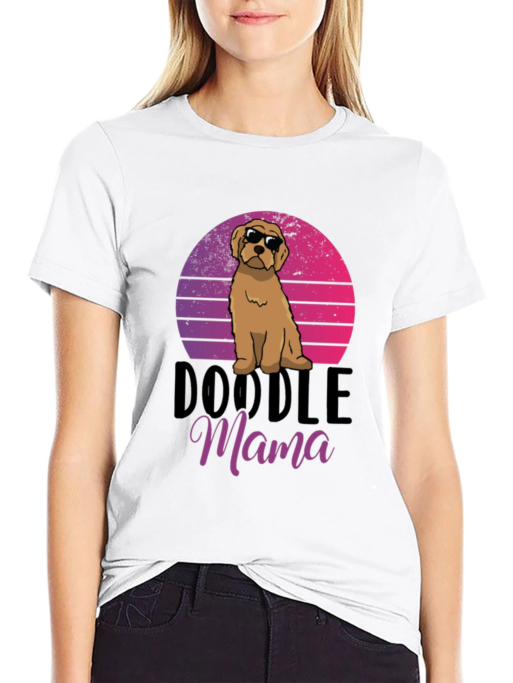 Doodle Mama Graphic T-Shirt Dog Lover Tee