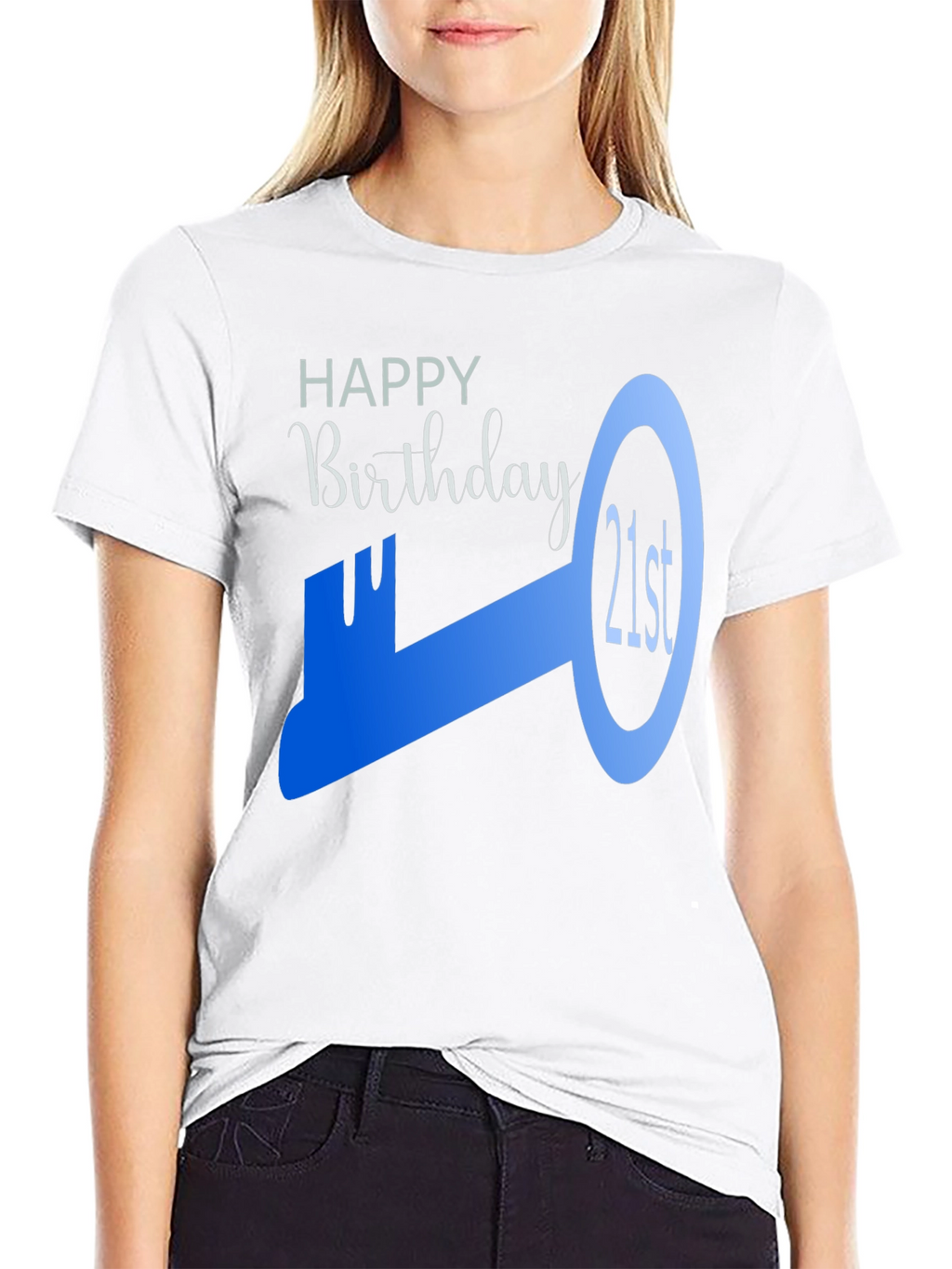 21st Birthday Key Graphic T-Shirt