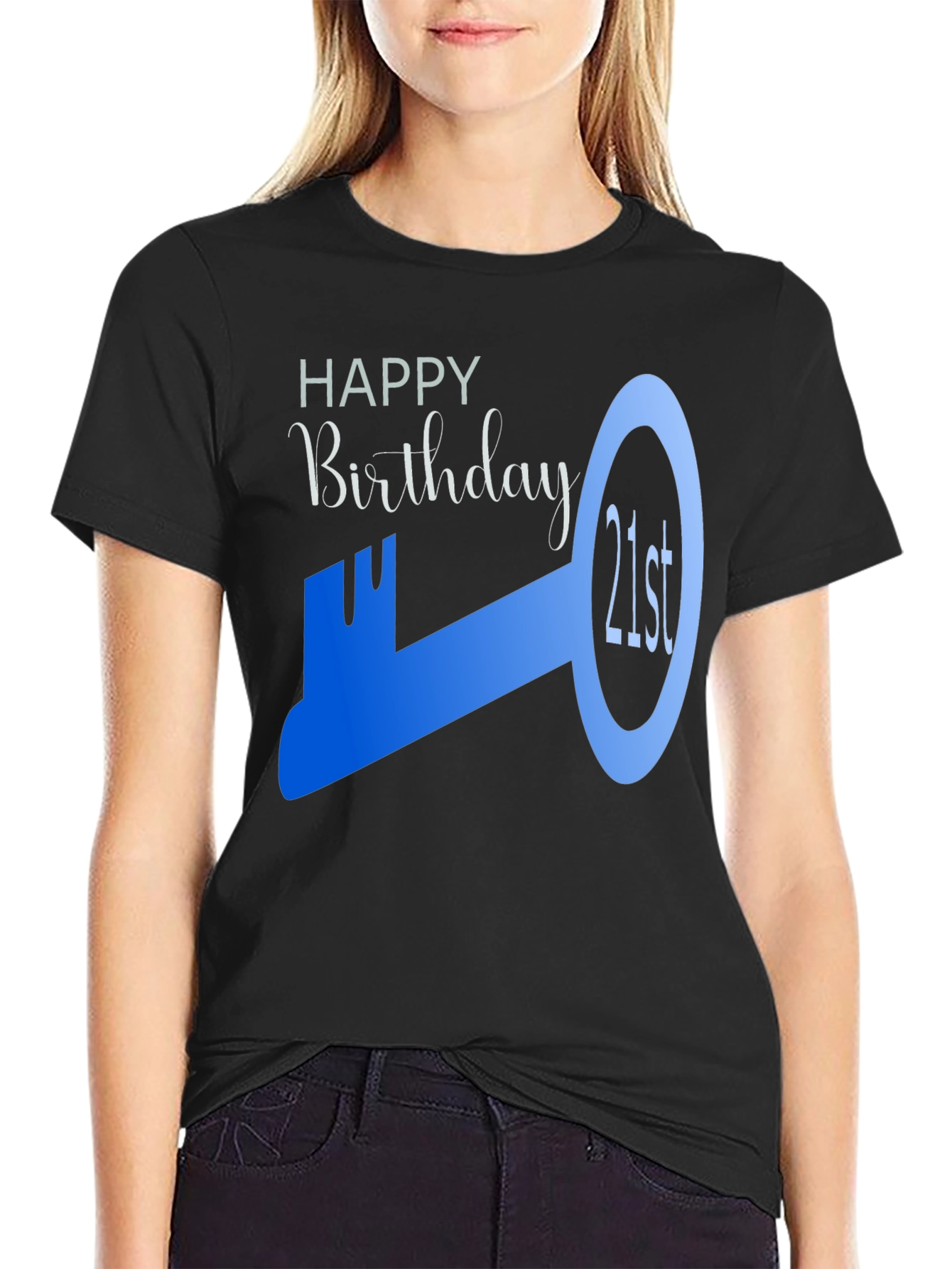 21st Birthday Key Graphic T-Shirt
