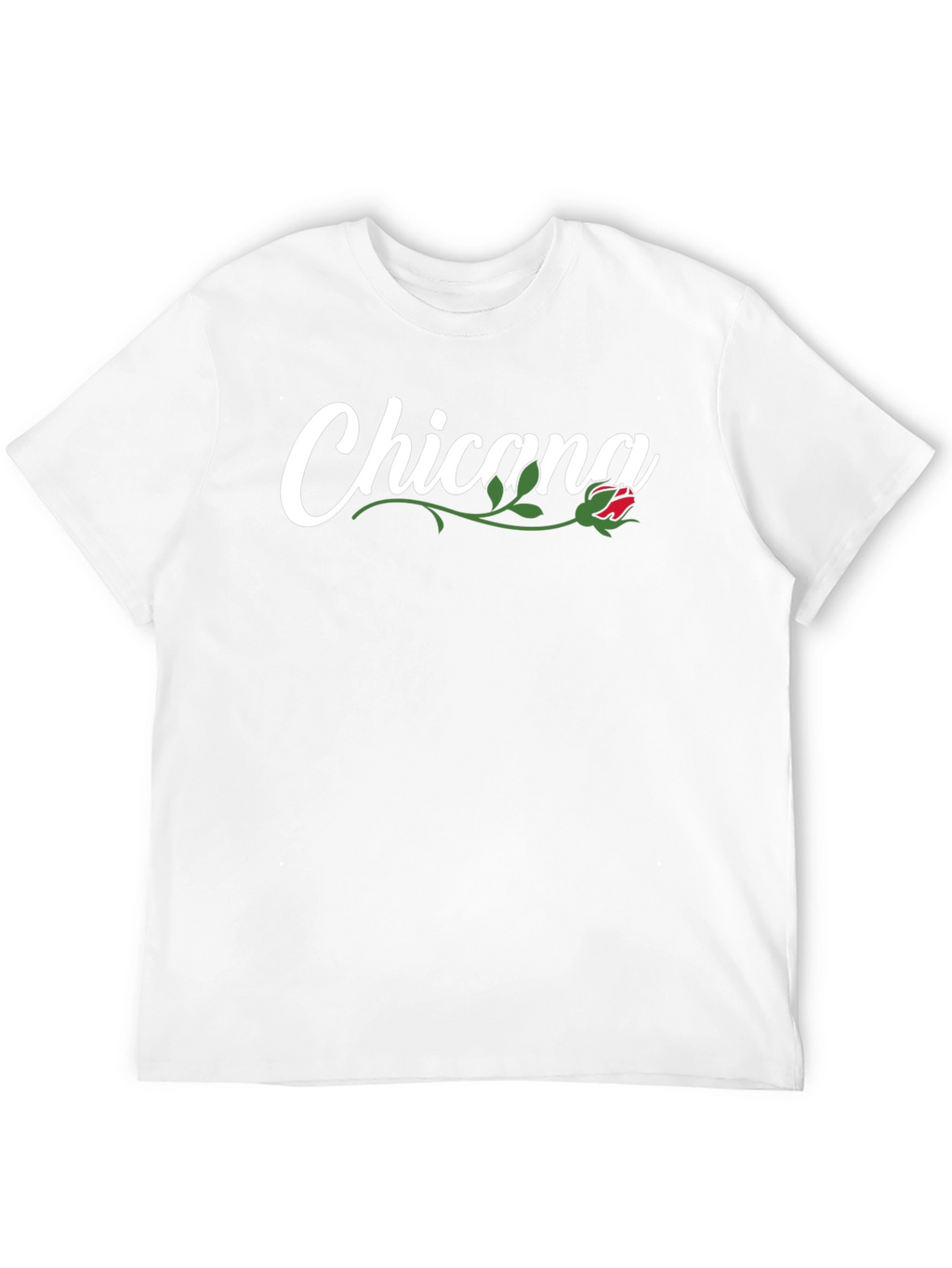 Chicana Rose Graphic Black T-Shirt