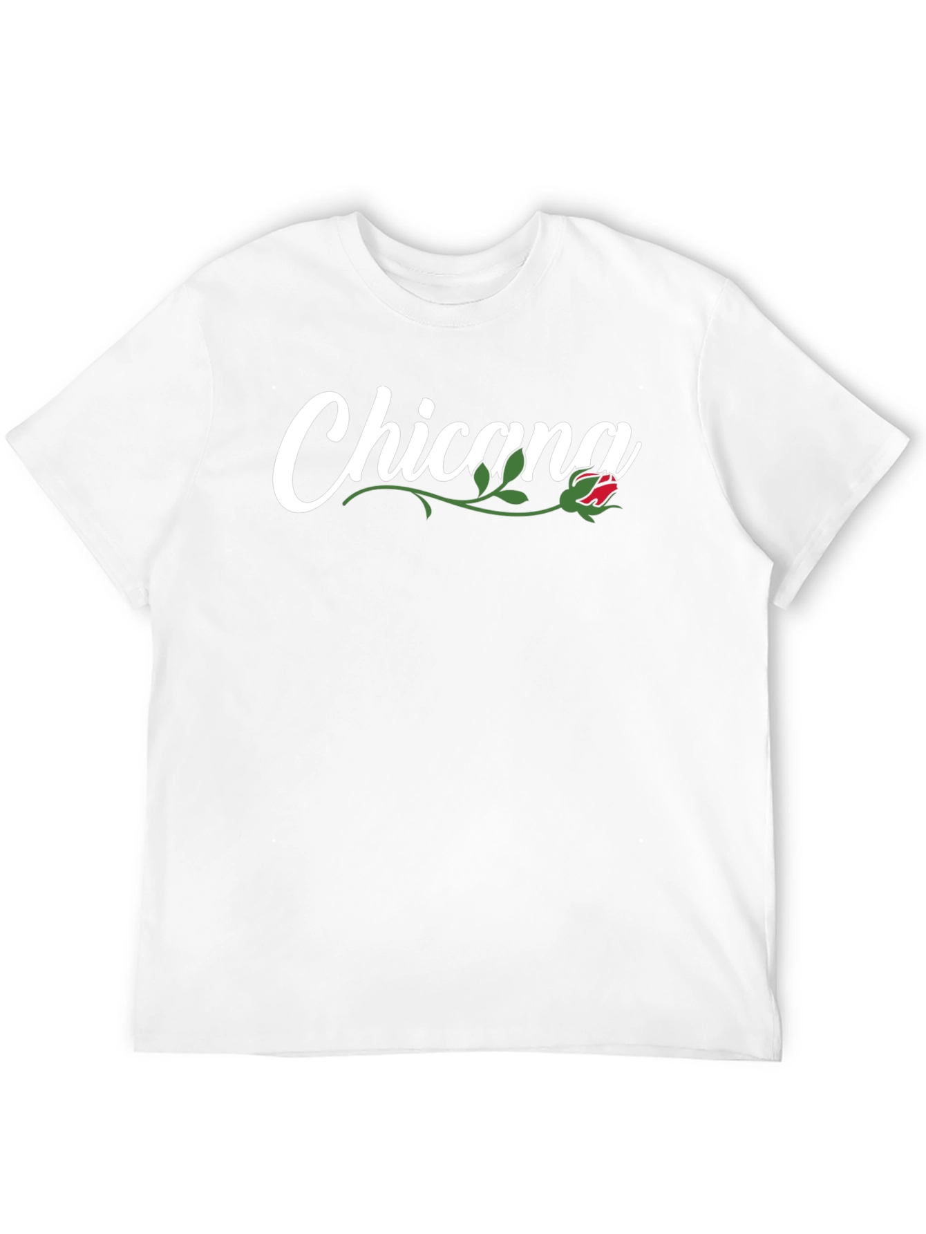 Chicana Rose Graphic Black T-Shirt