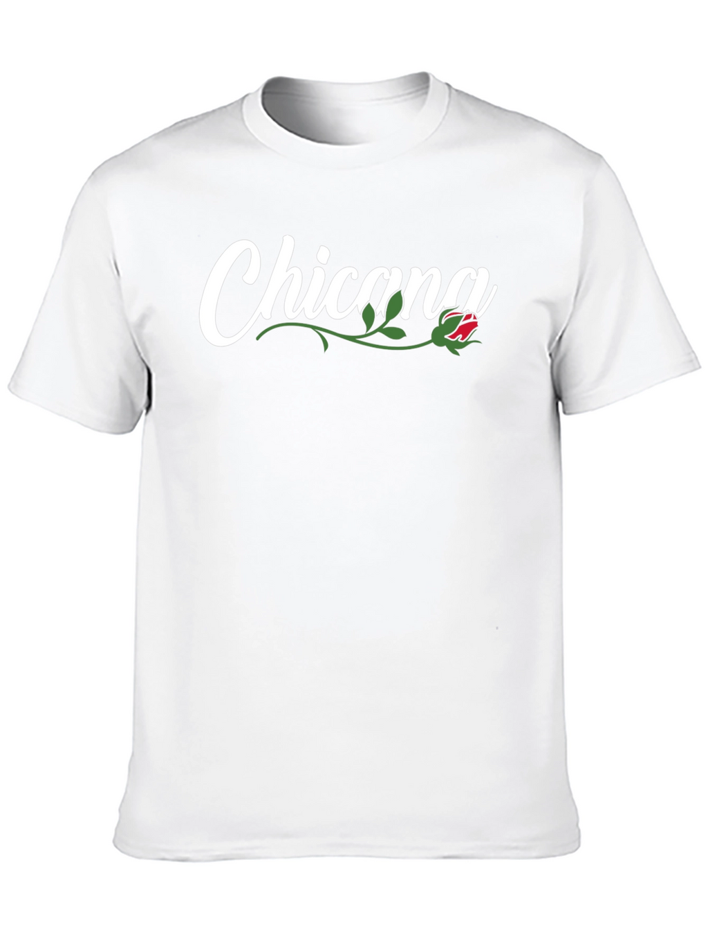 Chicana Rose Graphic Black T-Shirt