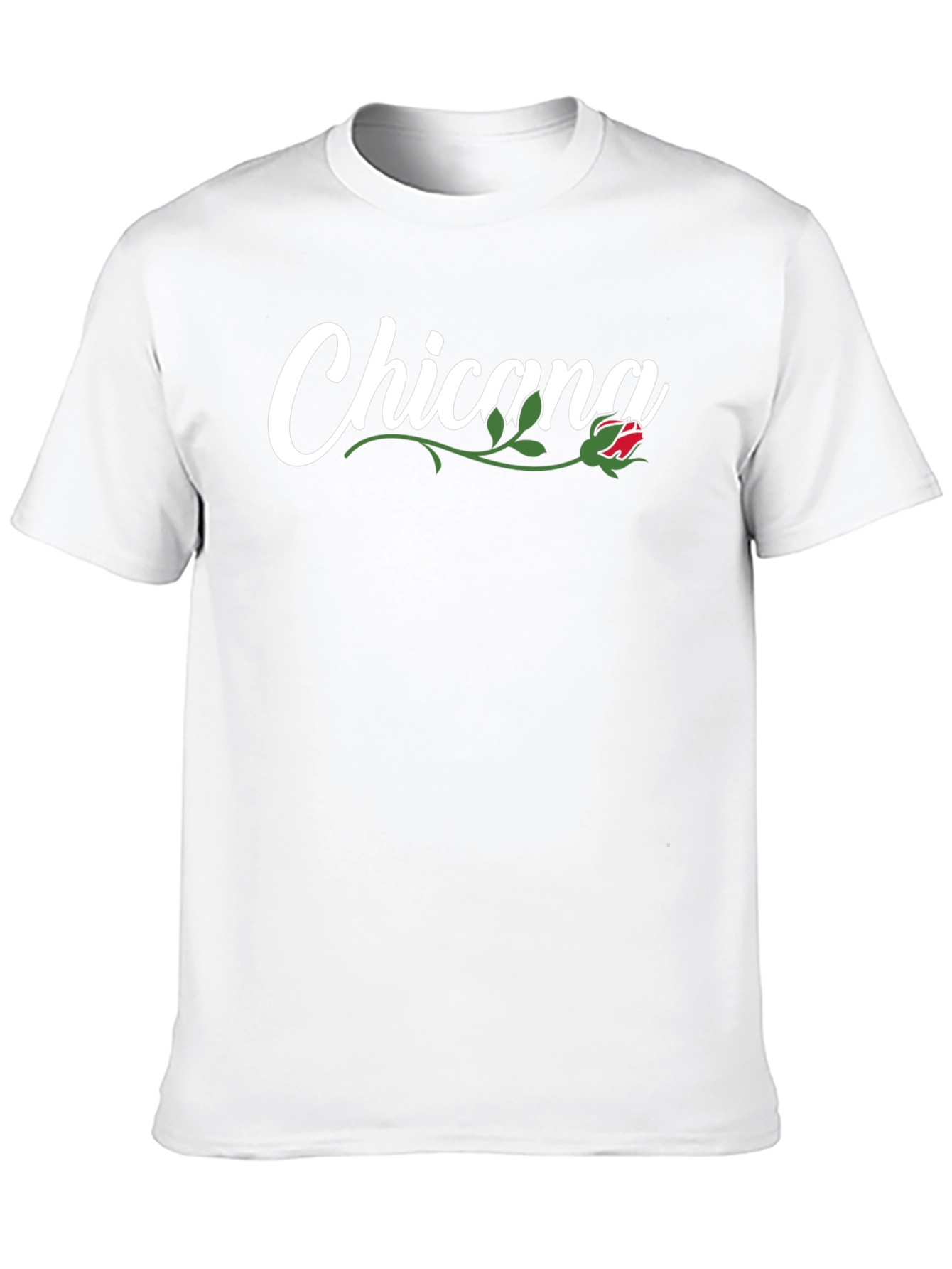 Chicana Rose Graphic Black T-Shirt