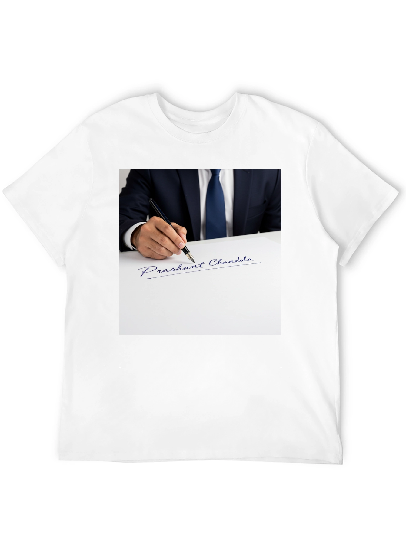 Signature Graphic T-Shirt: Prashant Chandola
