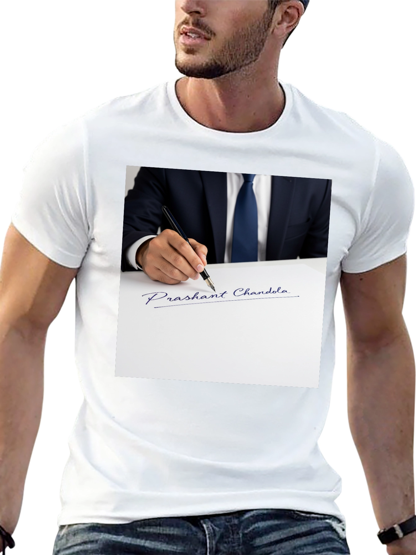 Signature Graphic T-Shirt: Prashant Chandola