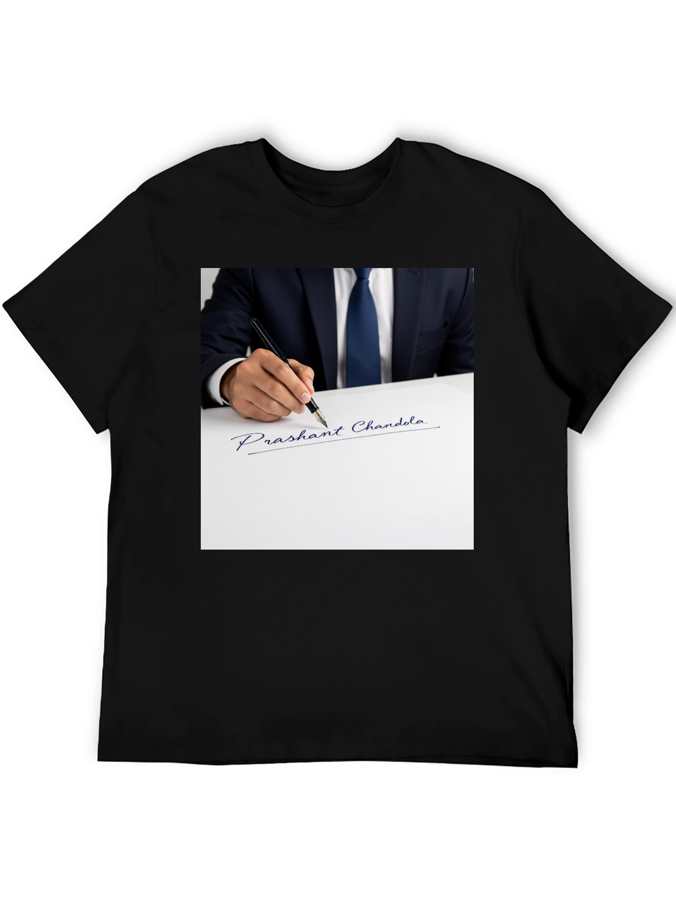 Signature Graphic T-Shirt: Prashant Chandola