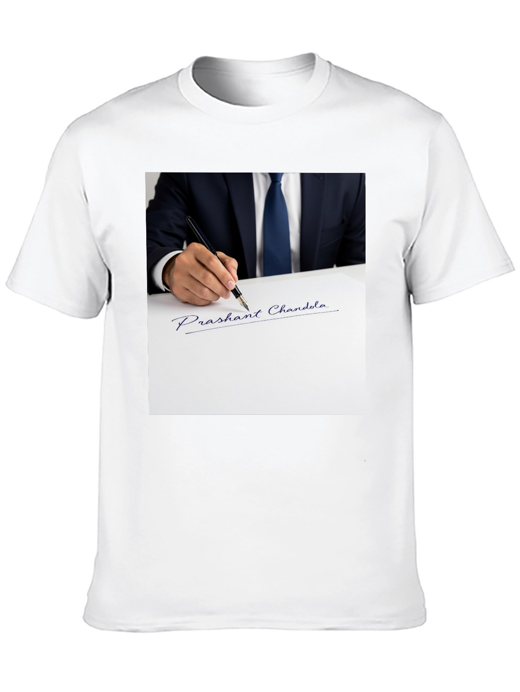 Signature Graphic T-Shirt: Prashant Chandola