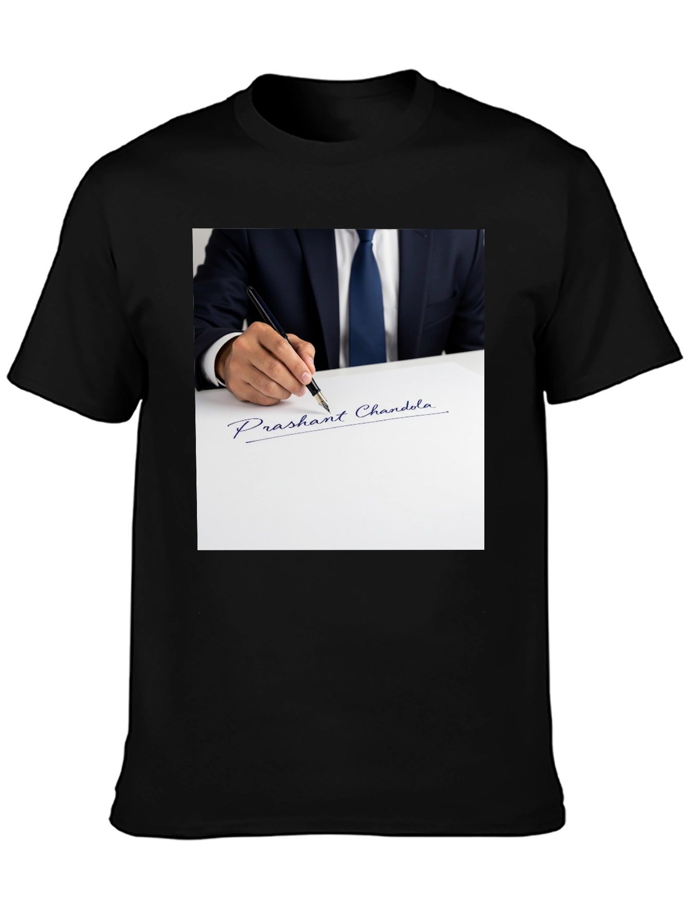 Signature Graphic T-Shirt: Prashant Chandola