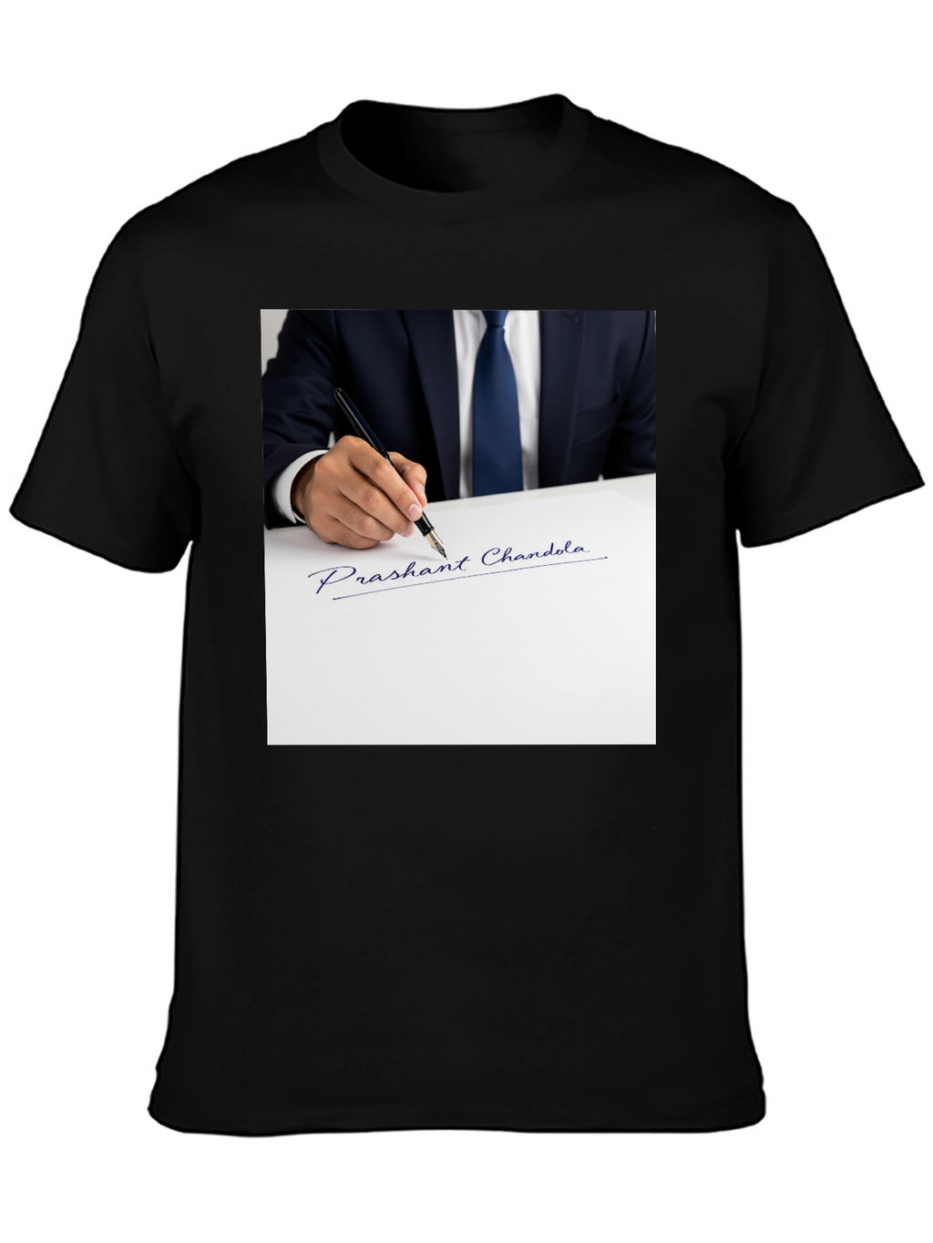 Signature Graphic T-Shirt: Prashant Chandola