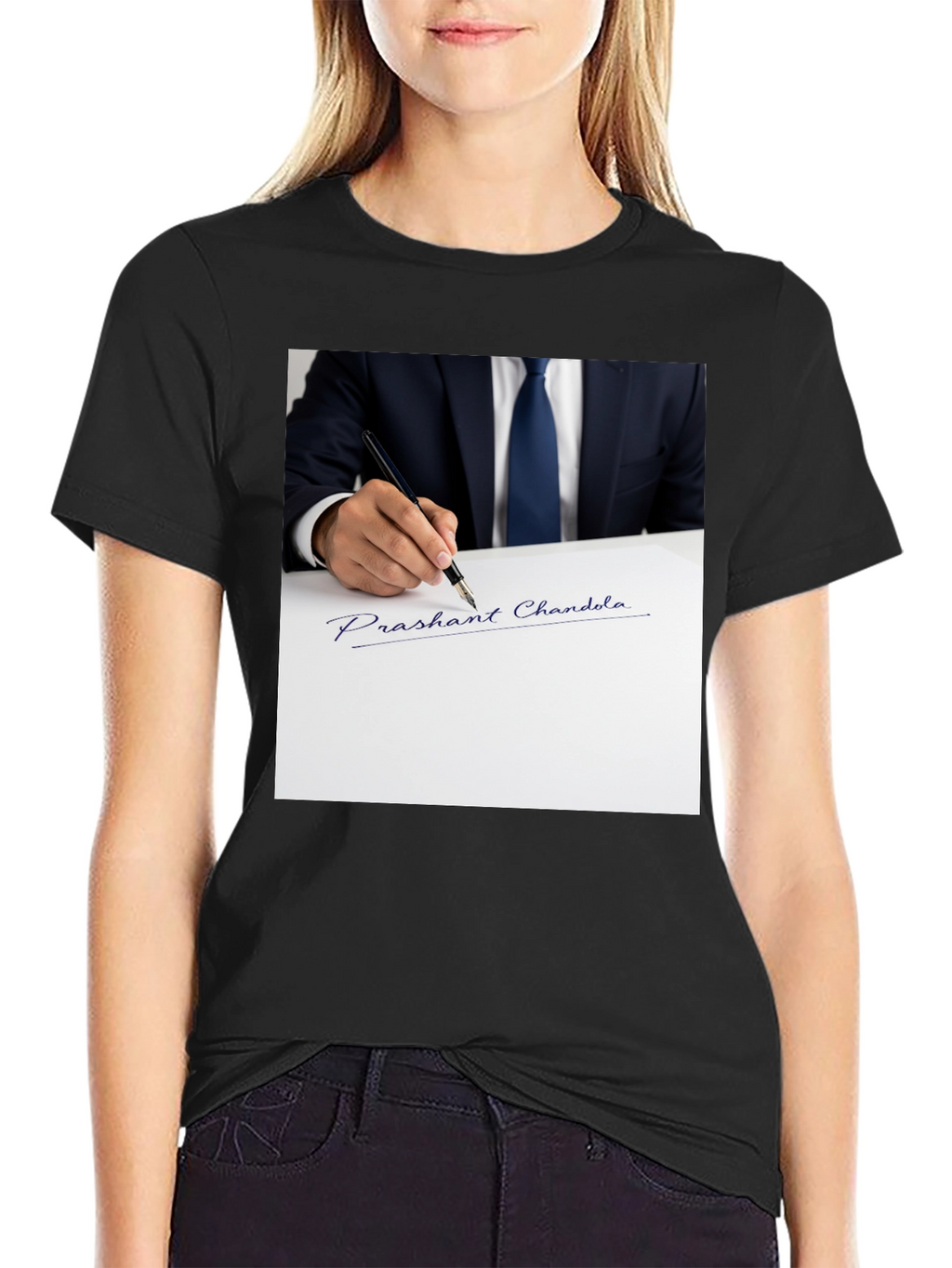 Signature Graphic T-Shirt: Prashant Chandola