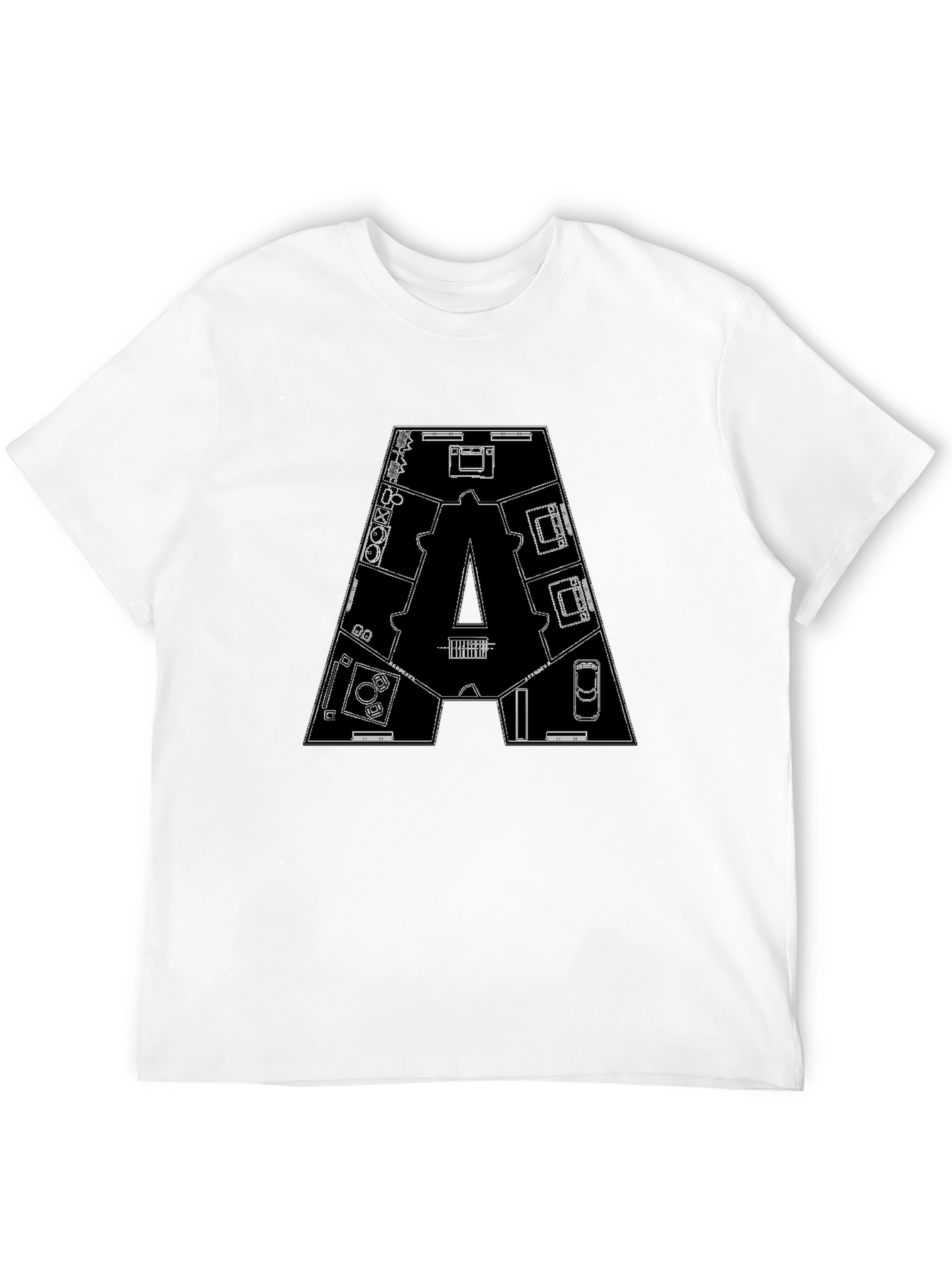 Architectural Blueprint T-Shirt