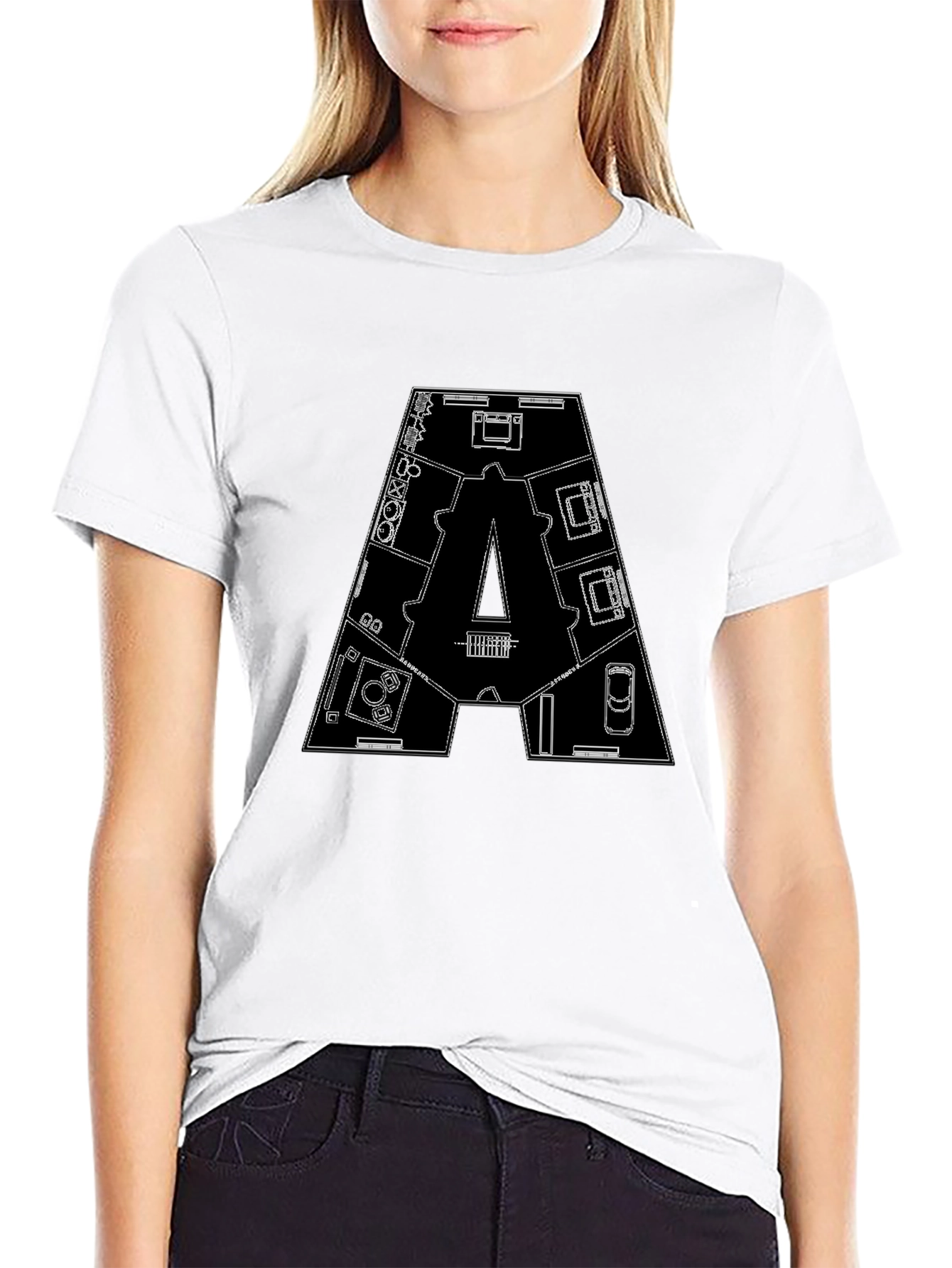 Architectural Blueprint T-Shirt