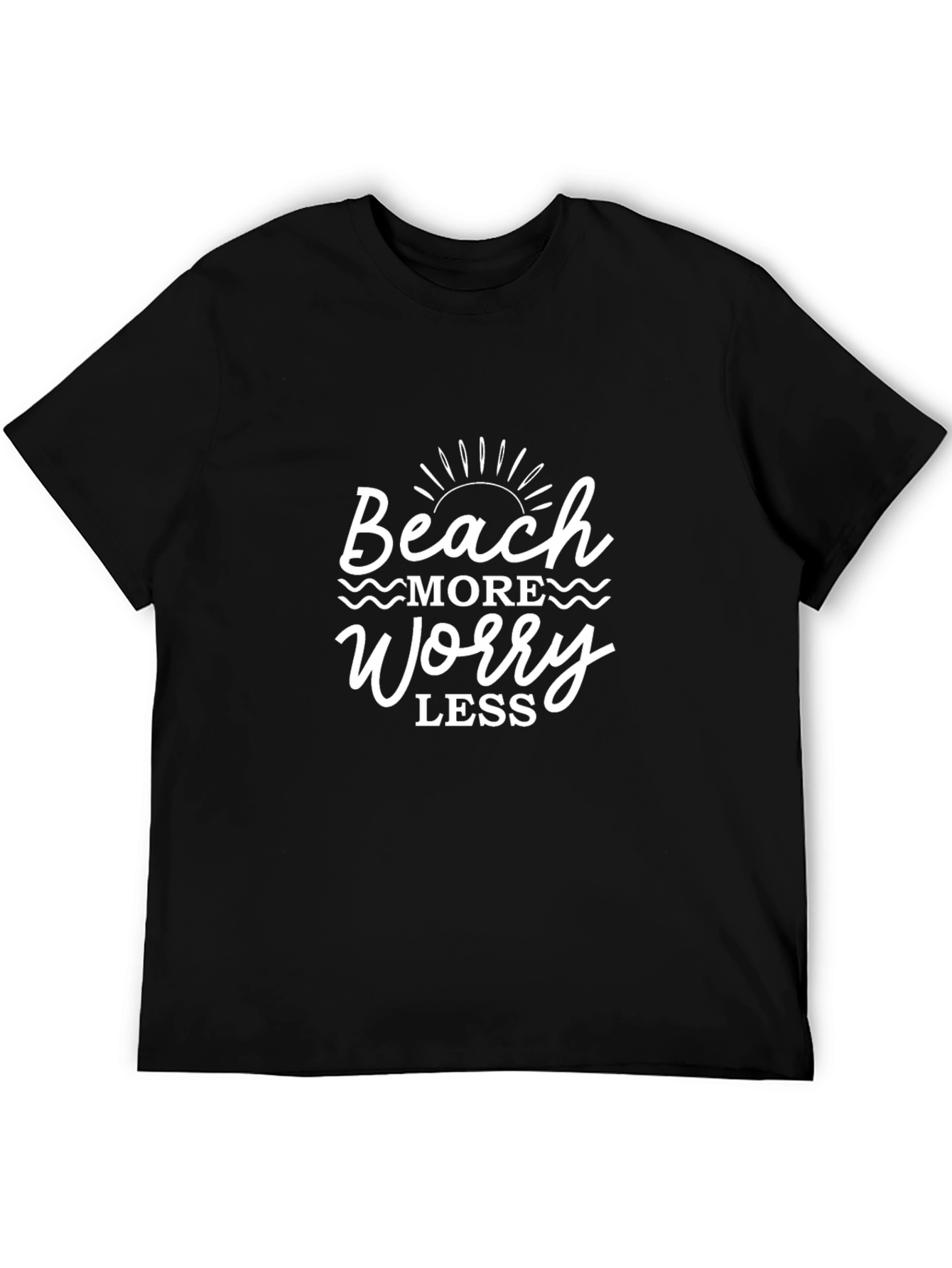Beach More Worry Less Graphic Tee