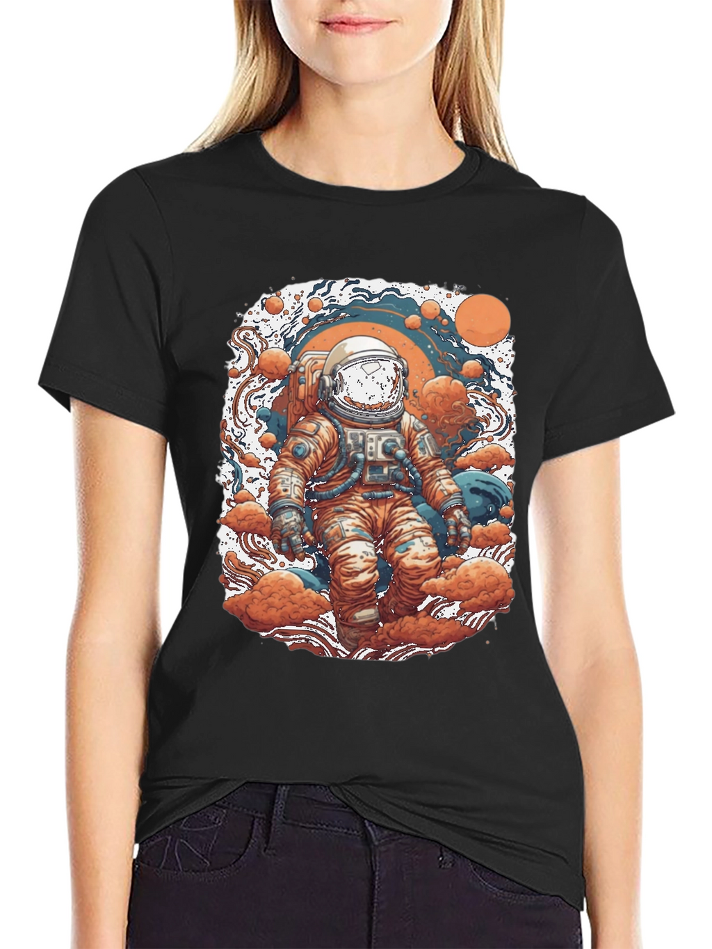 Astronaut Graphic Tee - Space Adventure Design