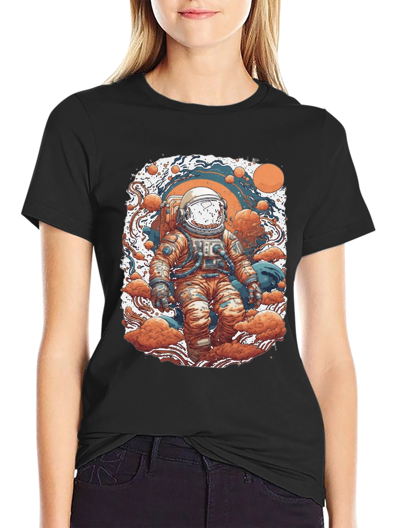 Astronaut Graphic Tee - Space Adventure Design