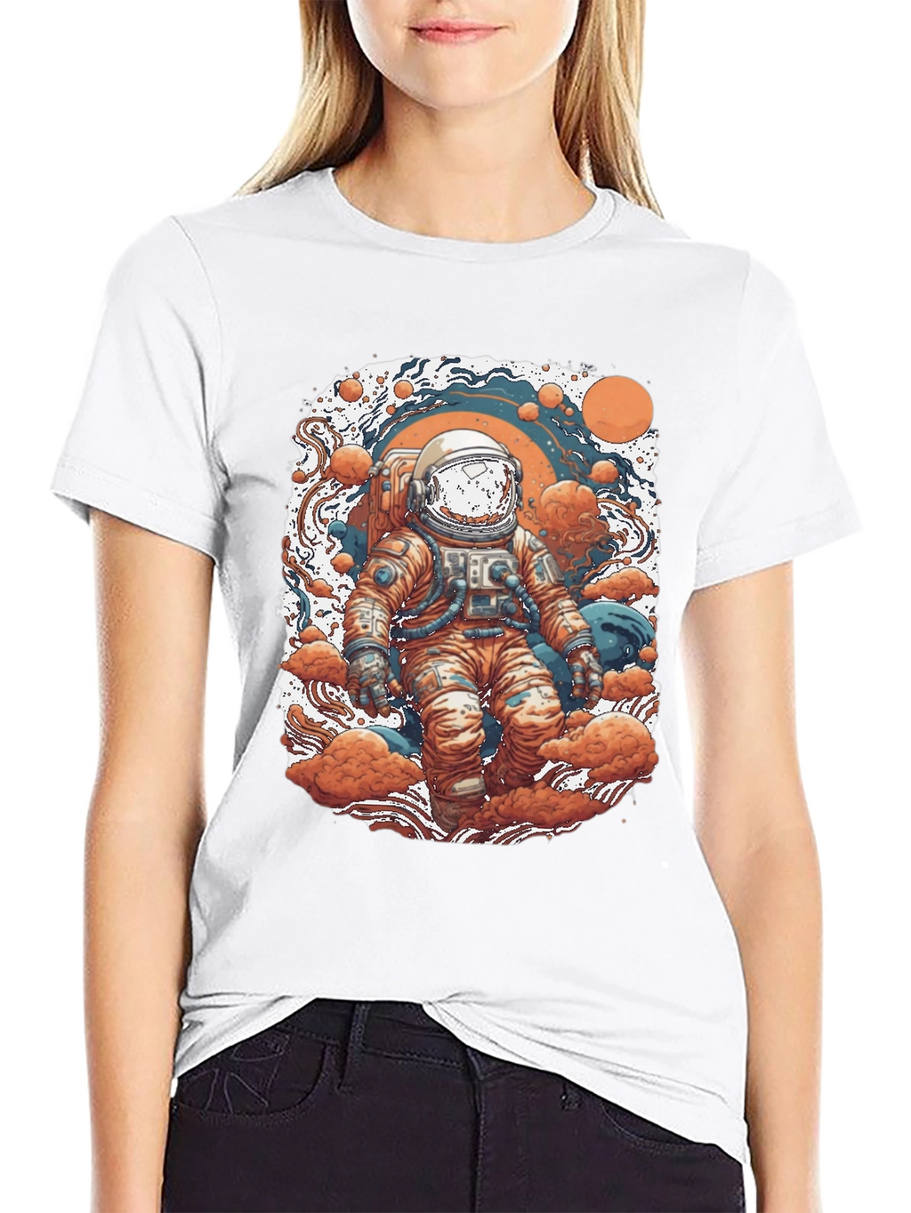 Astronaut Graphic Tee - Space Adventure Design