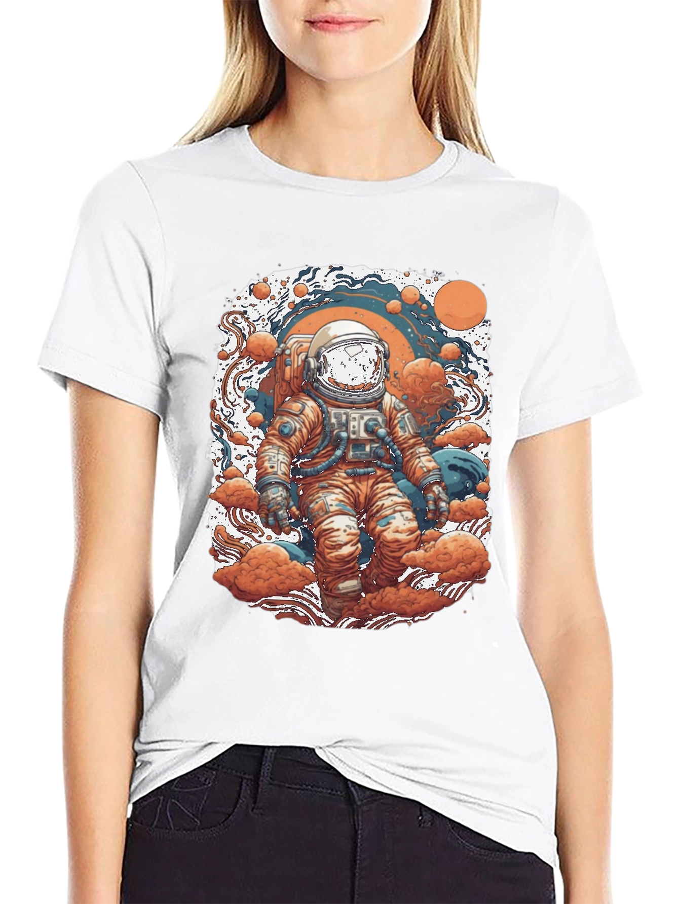 Astronaut Graphic Tee - Space Adventure Design