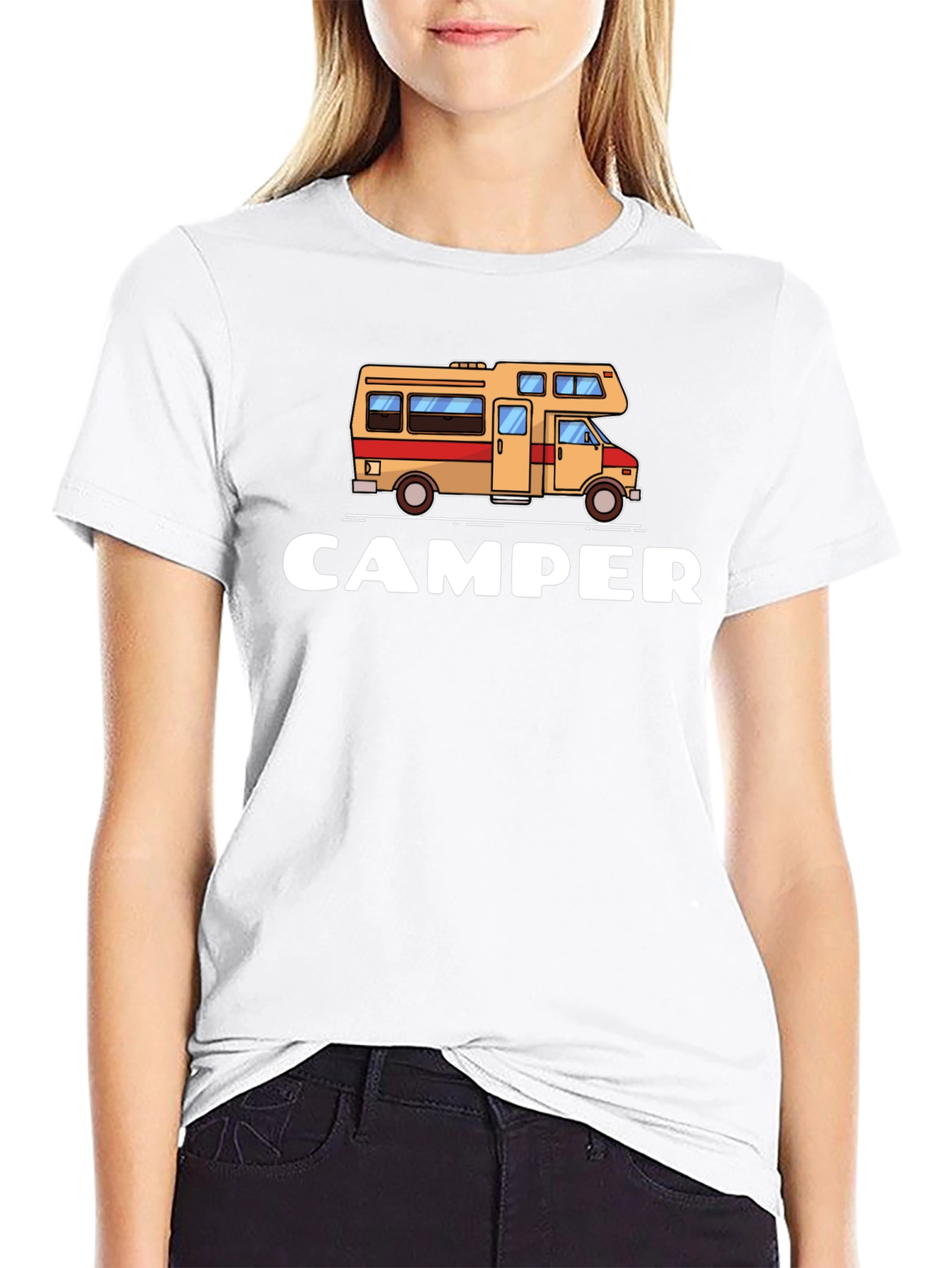 Camper RV Graphic Tee - Black Unisex T-Shirt