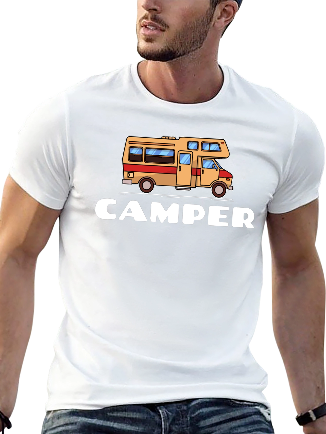 Camper RV Graphic Tee - Black Unisex T-Shirt