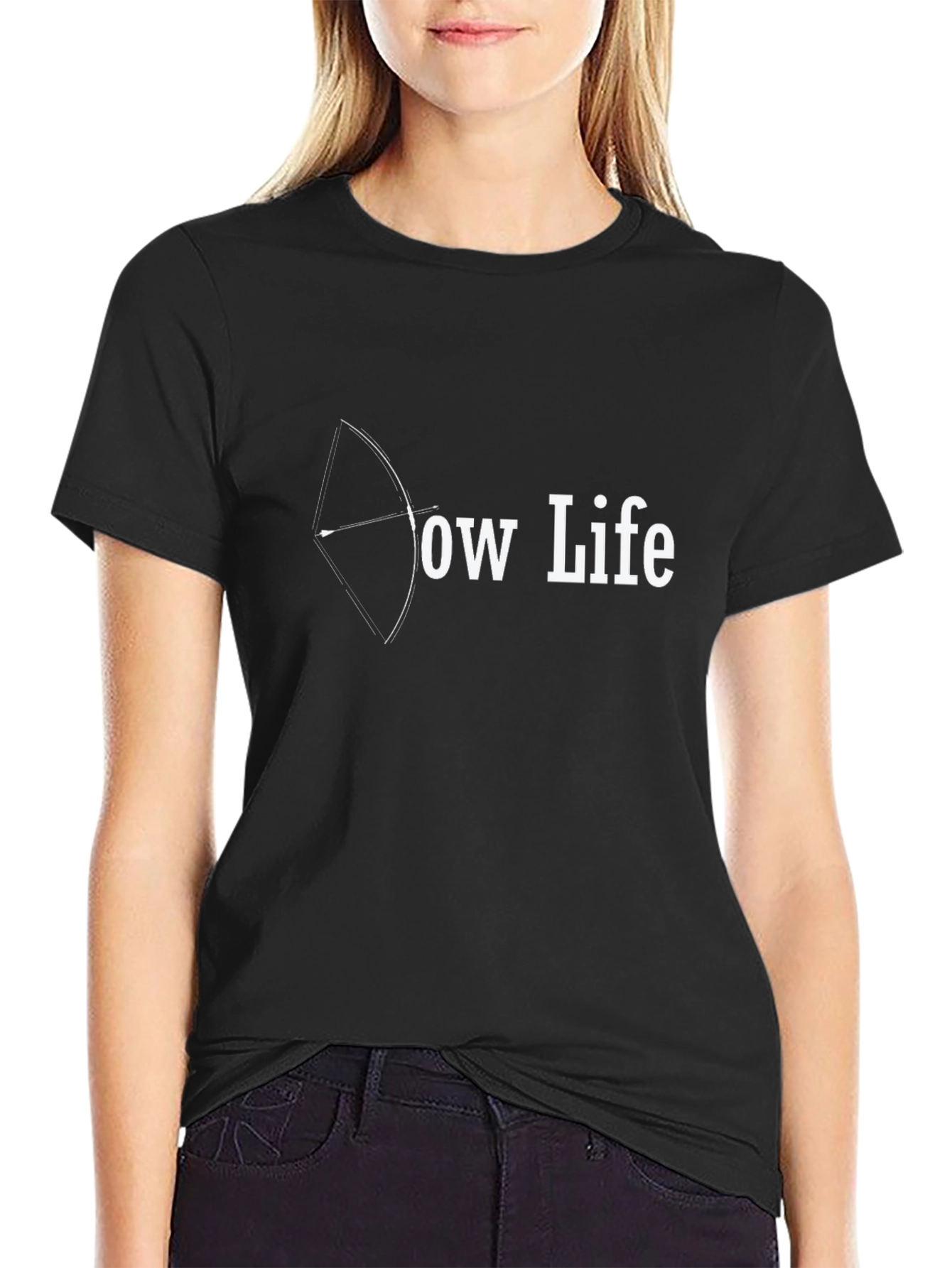 Bow Life Black T-Shirt Archery Design
