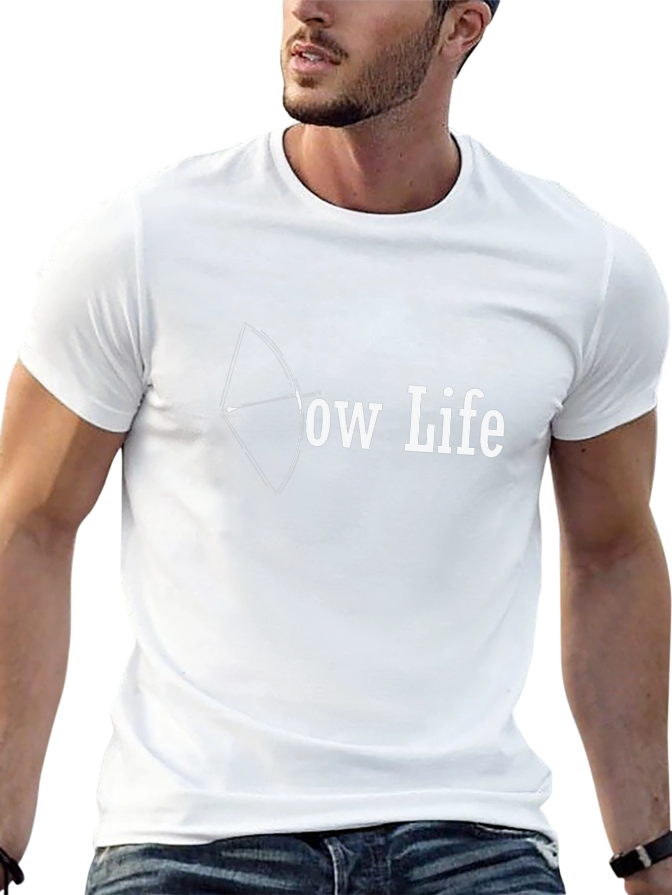 Bow Life Black T-Shirt Archery Design