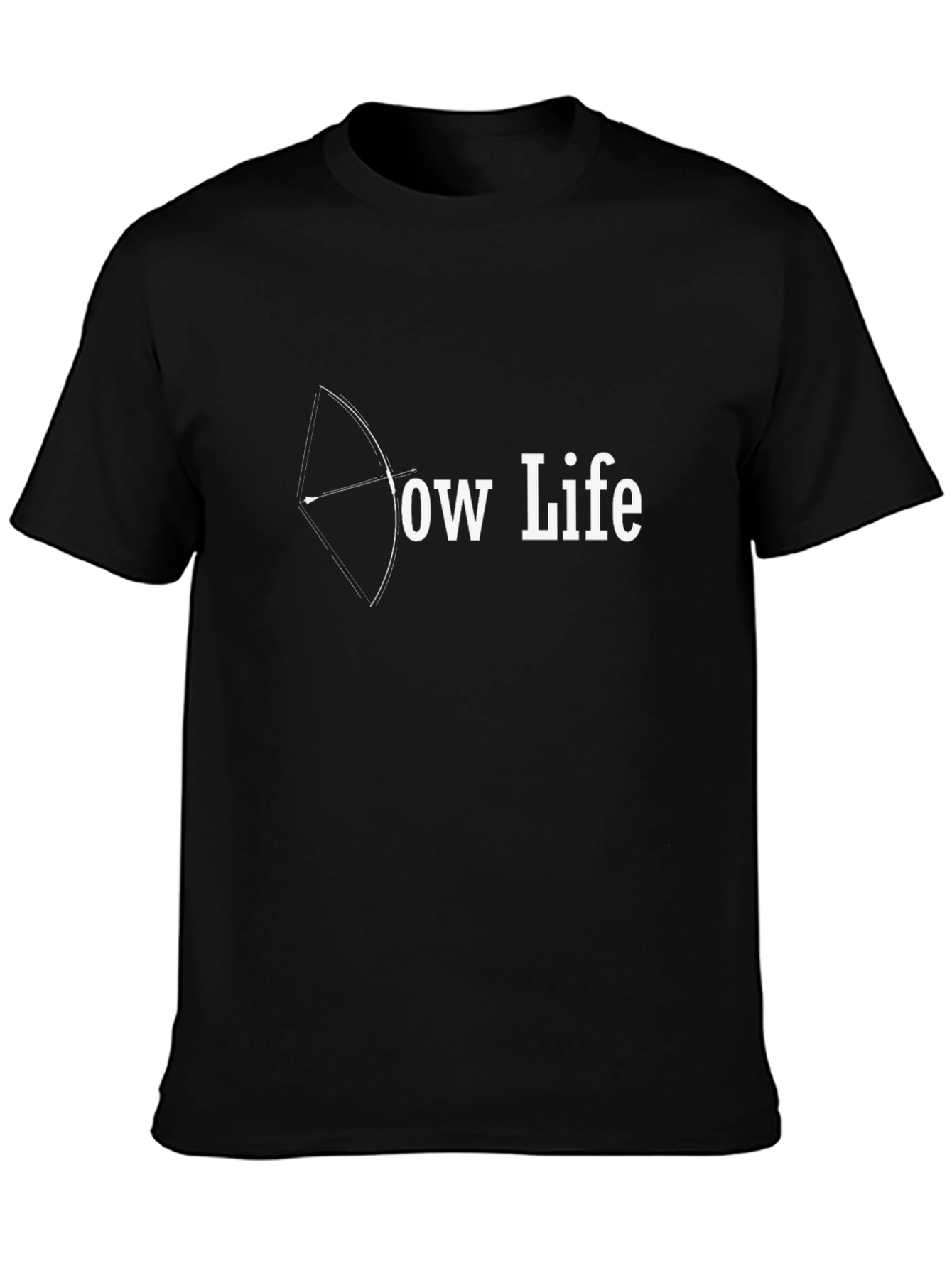 Bow Life Black T-Shirt Archery Design