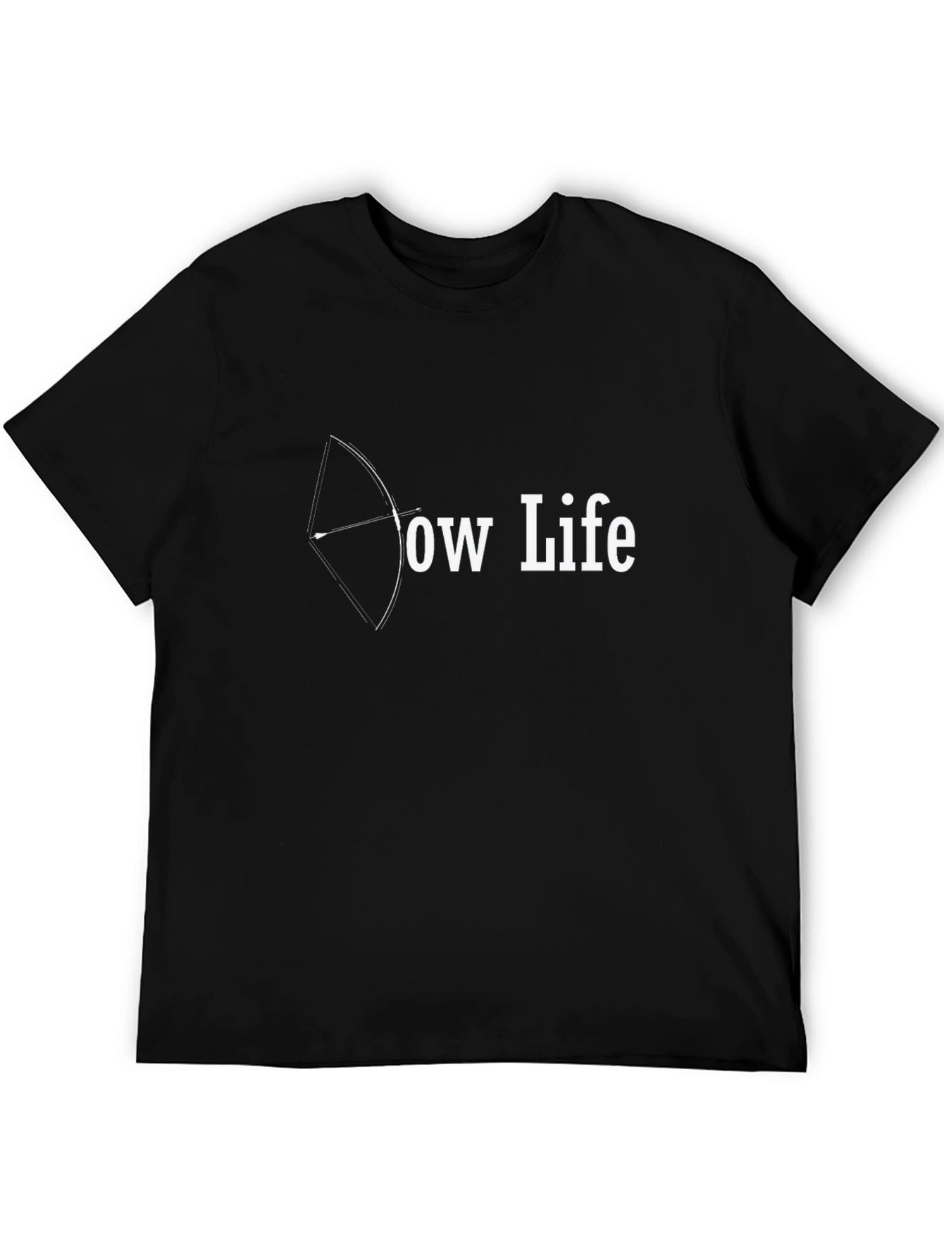 Bow Life Black T-Shirt Archery Design