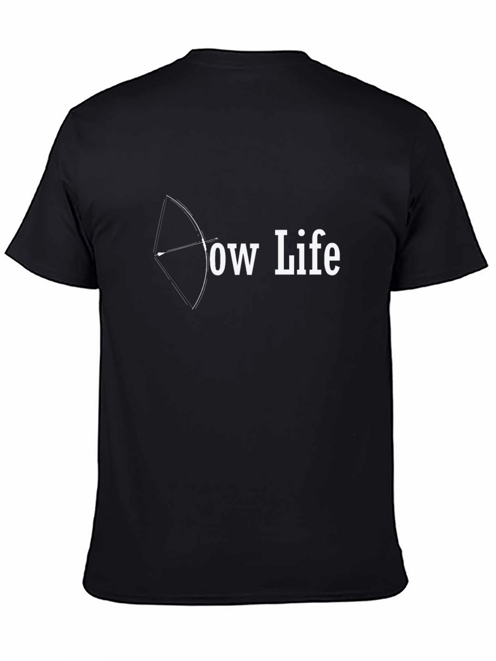 Bow Life Black T-Shirt Archery Design