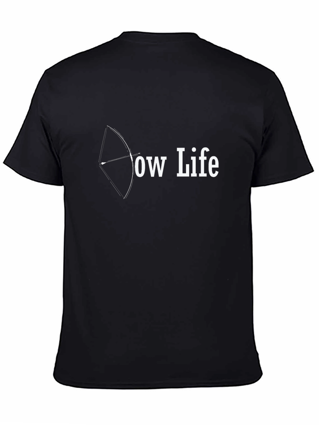 Bow Life Black T-Shirt Archery Design