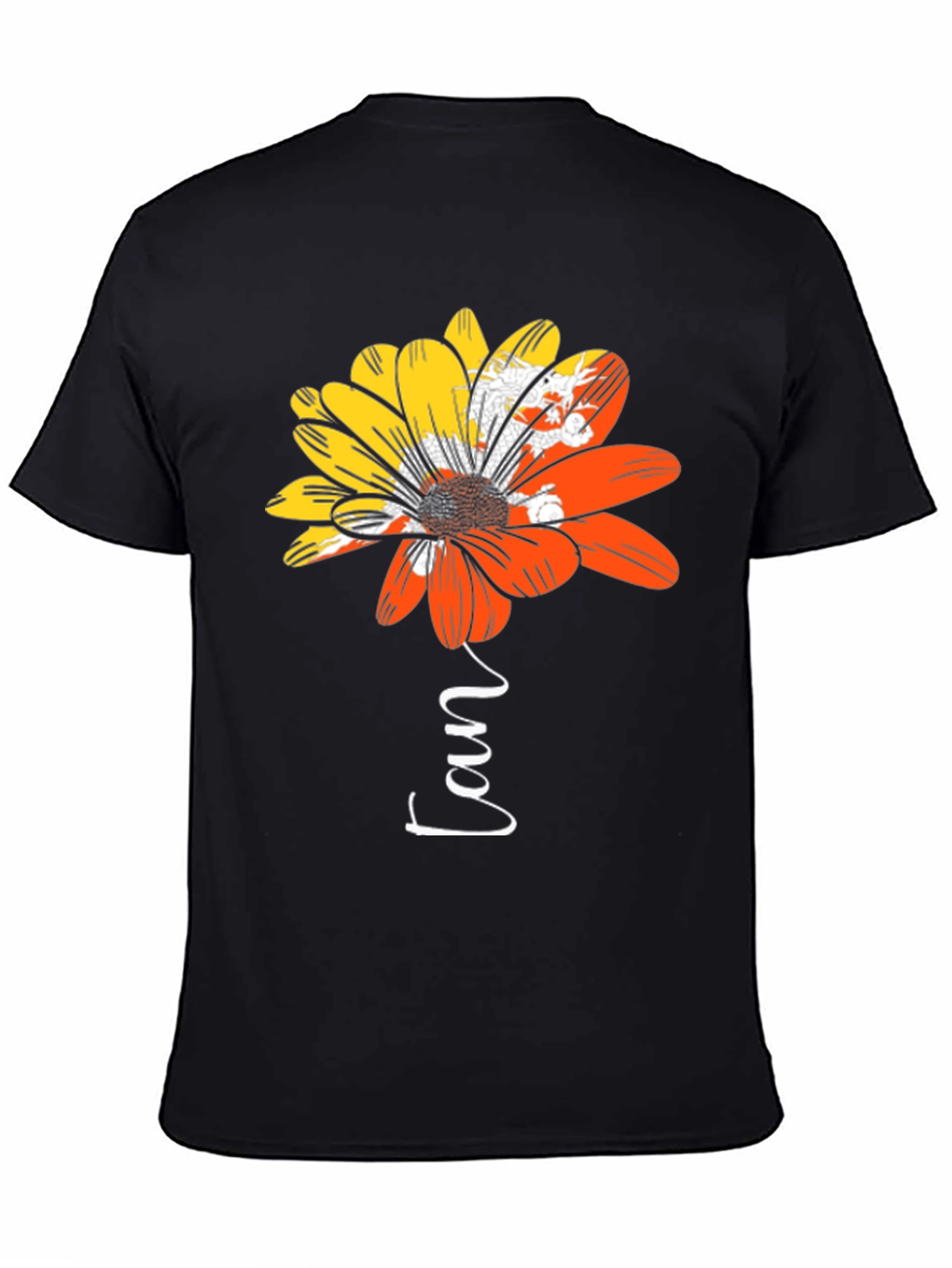 Bhutan Flower Fan T-Shirt - National Pride Tee