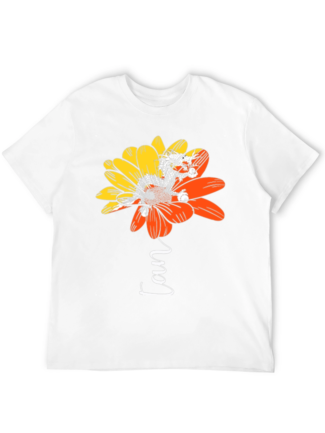 Bhutan Flower Fan T-Shirt - National Pride Tee