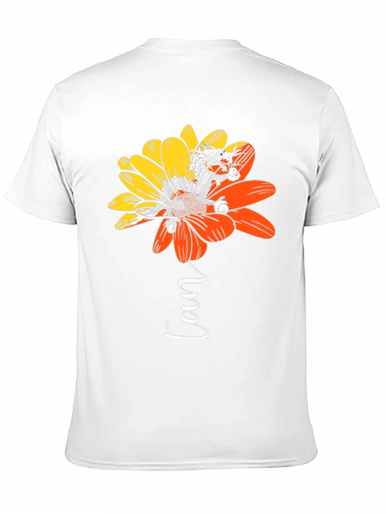 Bhutan Flower Fan T-Shirt - National Pride Tee
