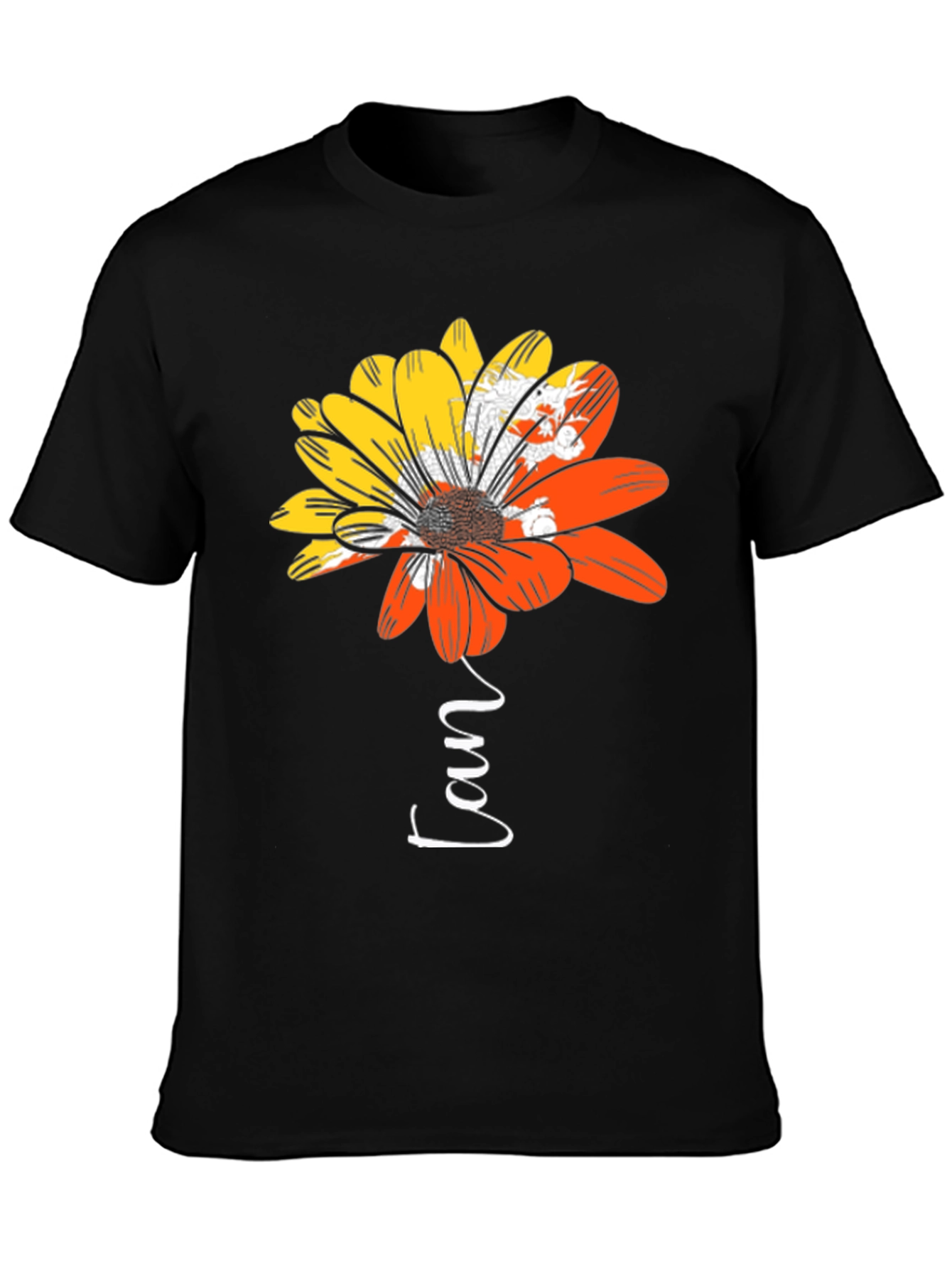 Bhutan Flower Fan T-Shirt - National Pride Tee